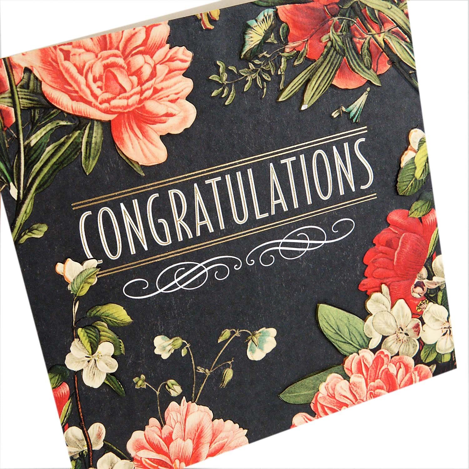 Hallmark Signature Wedding Card (May Happiness Go with You Always) - Image 2