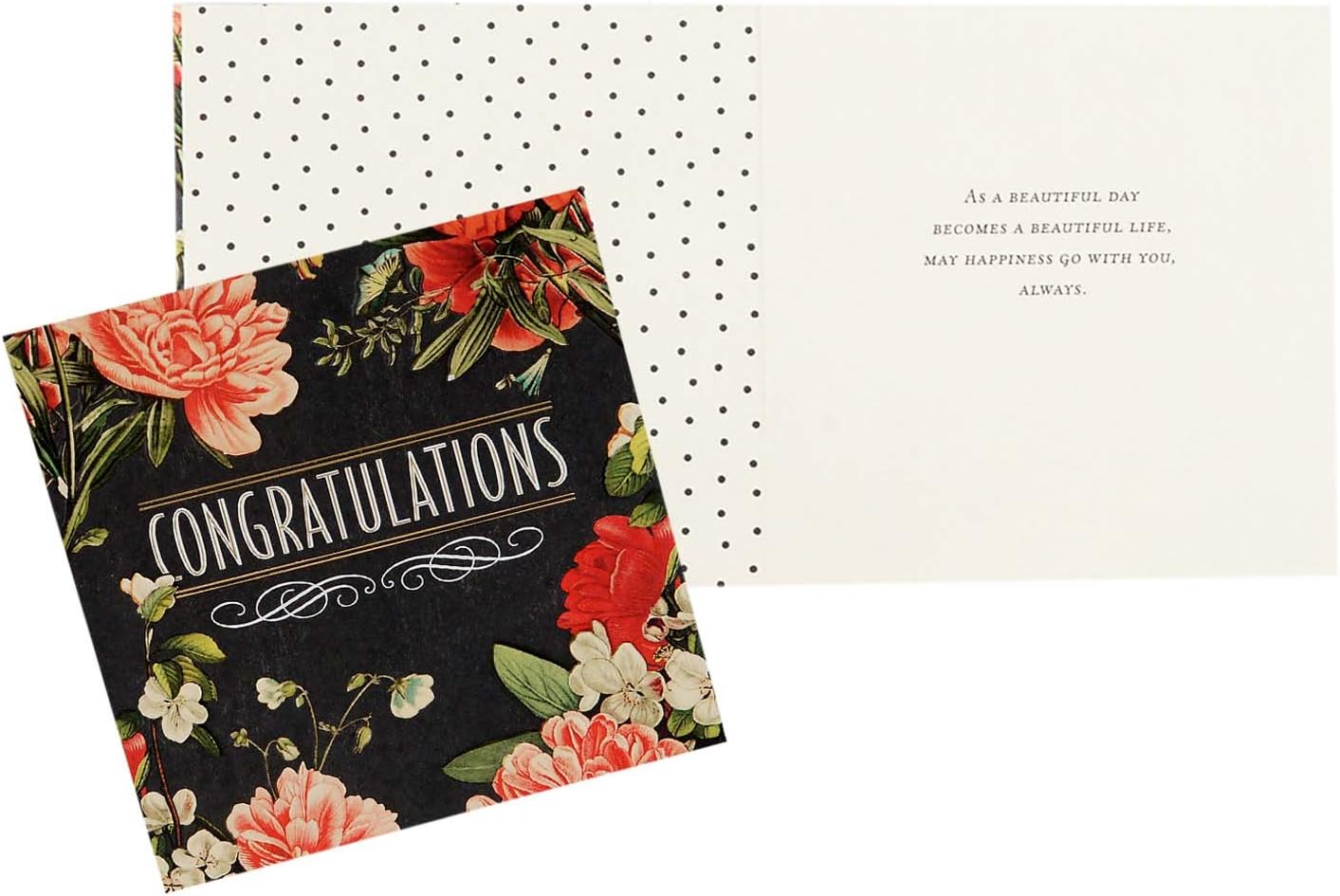 Hallmark Signature Wedding Card (May Happiness Go with You Always) - Image 5