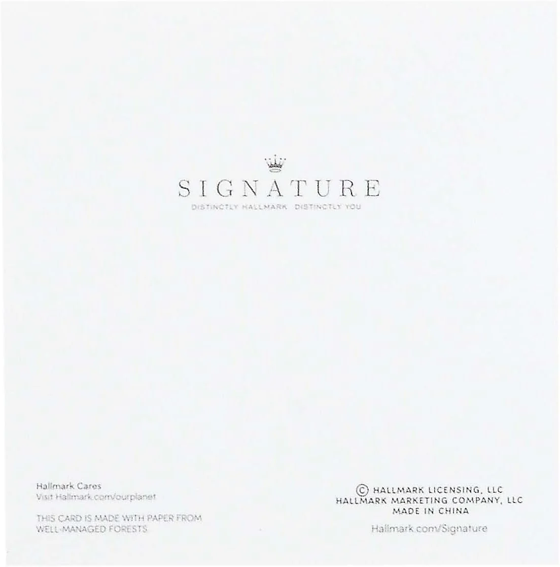 Hallmark Signature Wedding Card (May Happiness Go with You Always) - Image 7