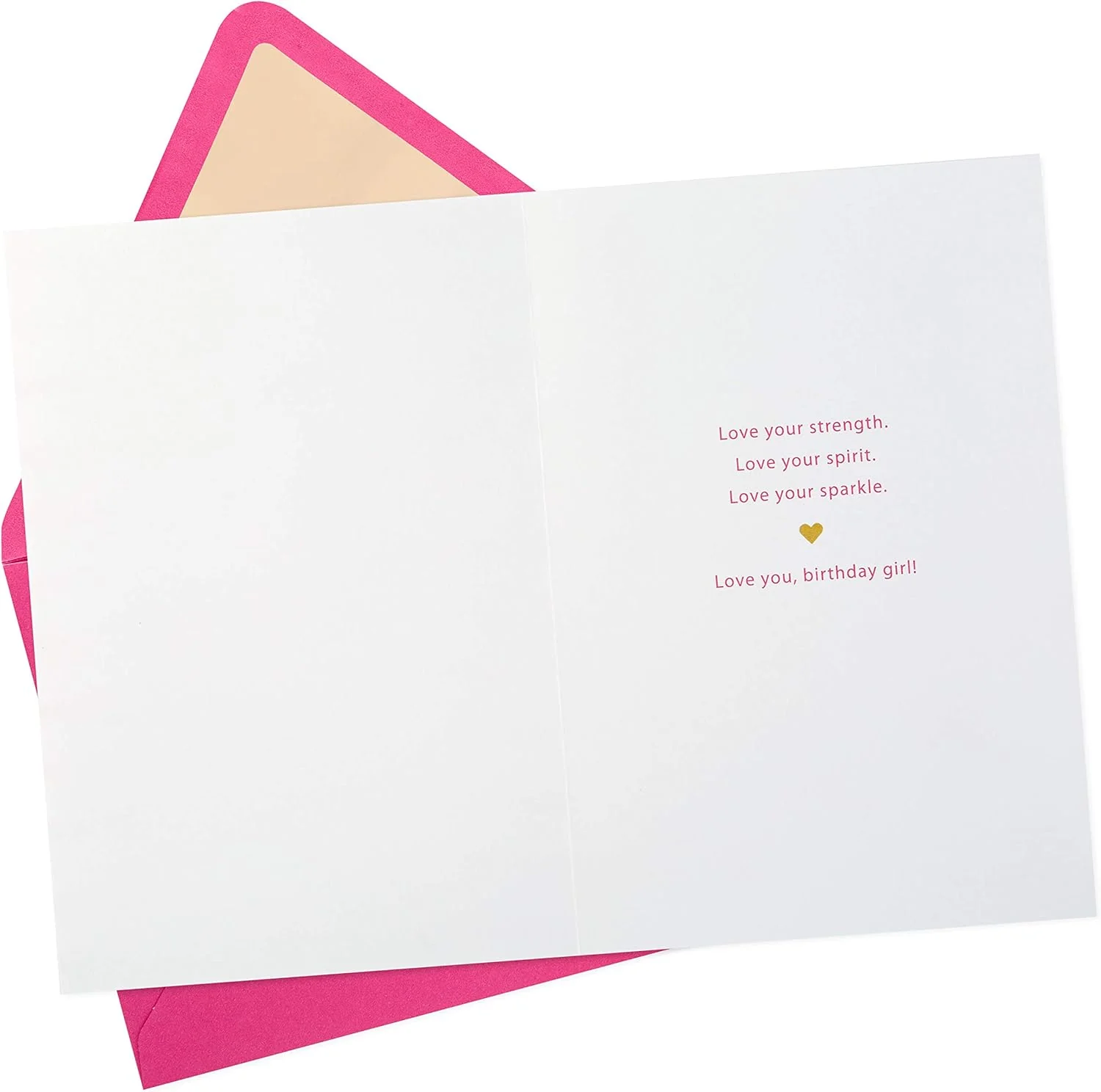 Hallmark Signature Women's Birthday Greeting Card (Heart and Stripes) - Image 2