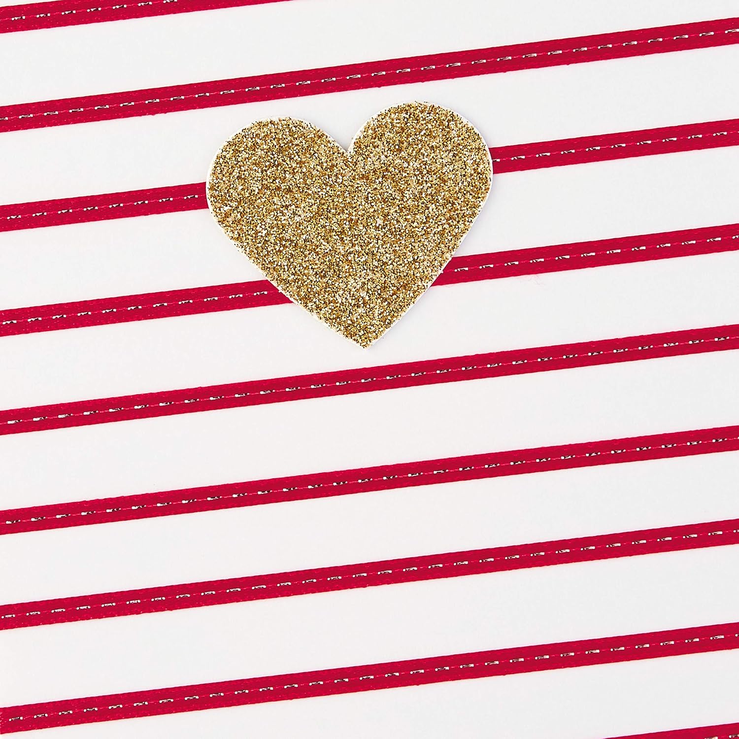 Hallmark Signature Women's Birthday Greeting Card (Heart and Stripes) - Image 3