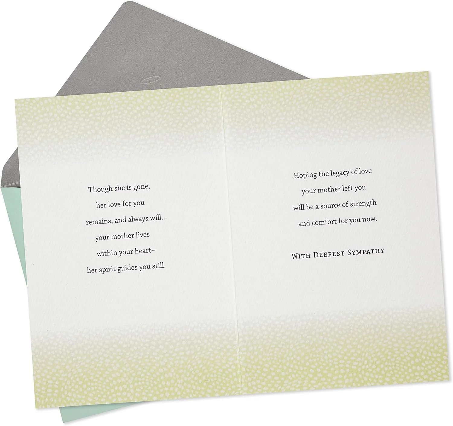 Hallmark Sympathy Card for Loss of Mom (Your Mother Lives On in You) - Image 2