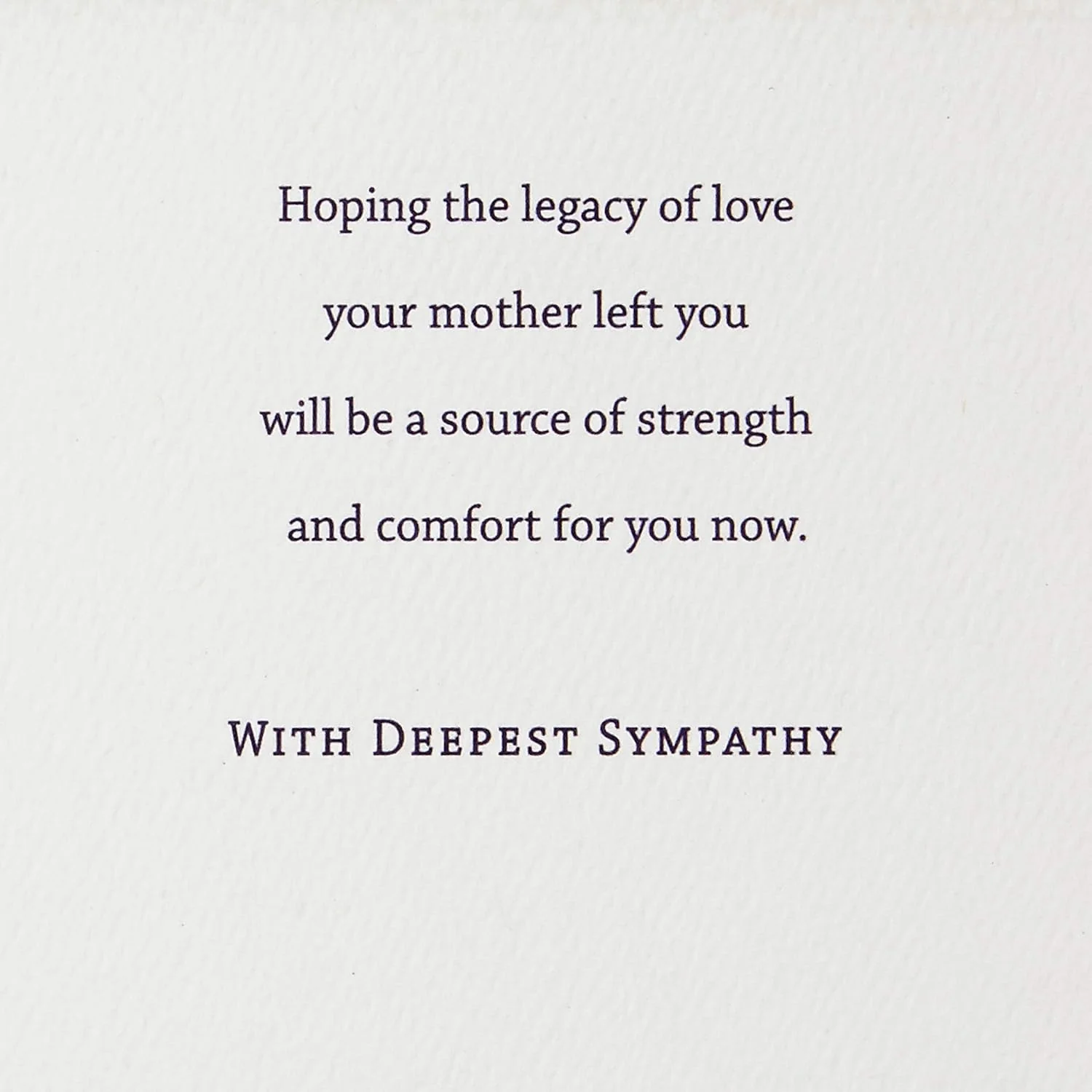 Hallmark Sympathy Card for Loss of Mom (Your Mother Lives On in You) - Image 5