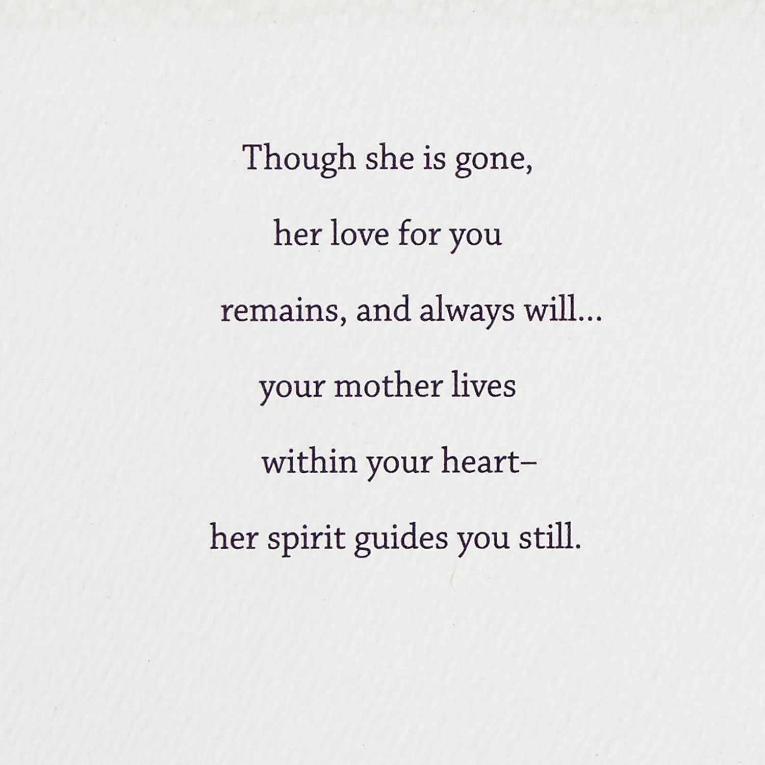 Hallmark Sympathy Card for Loss of Mom (Your Mother Lives On in You) - Image 6