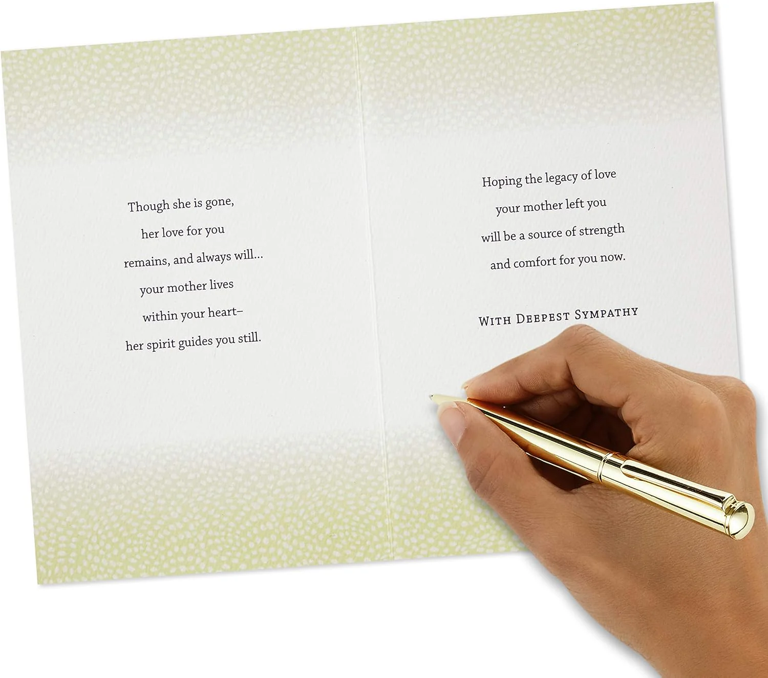 Hallmark Sympathy Card for Loss of Mom (Your Mother Lives On in You) - Image 8