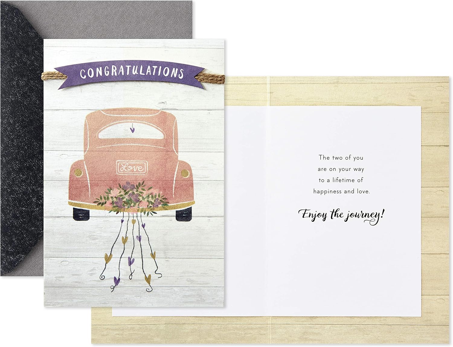 Hallmark Wedding Card, Bridal Shower Card, or Engagement Card (Enjoy The Journey) - Image 3