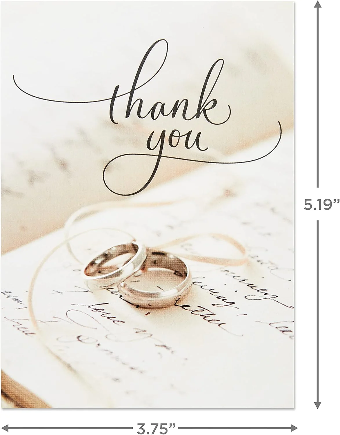 Hallmark Wedding Thank You Cards Assortment, Wedding Icons (36 Thank You Notes with Envelopes) - Image 4