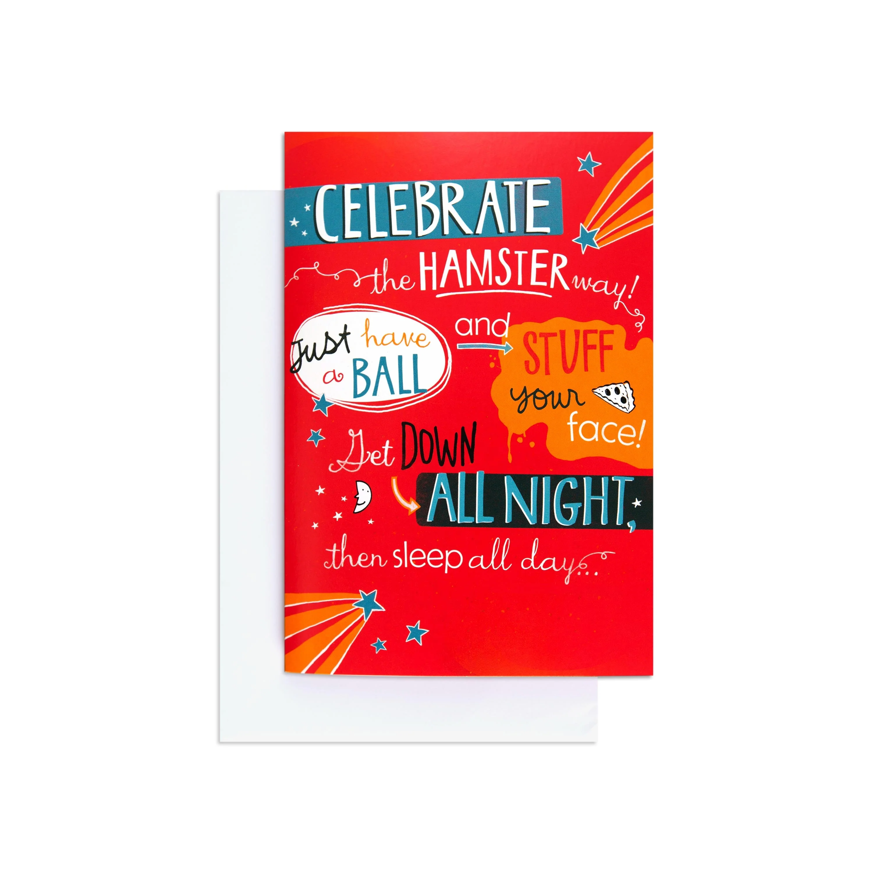 Hamster Celebration Fun Colourful Interactive Birthday Card - Image 3
