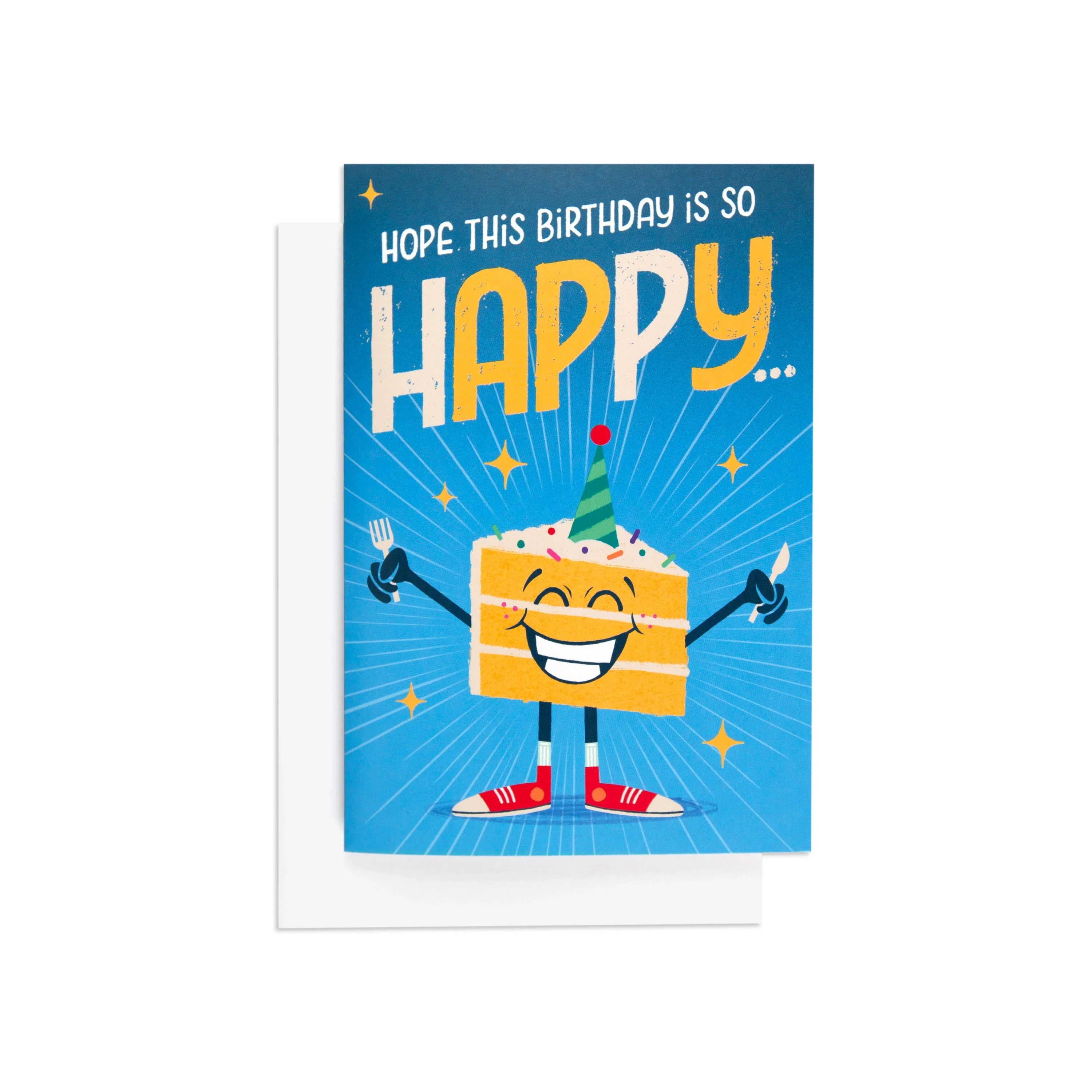 Happy Cake Fun Colourful Interactive Birthday Card - Image 3
