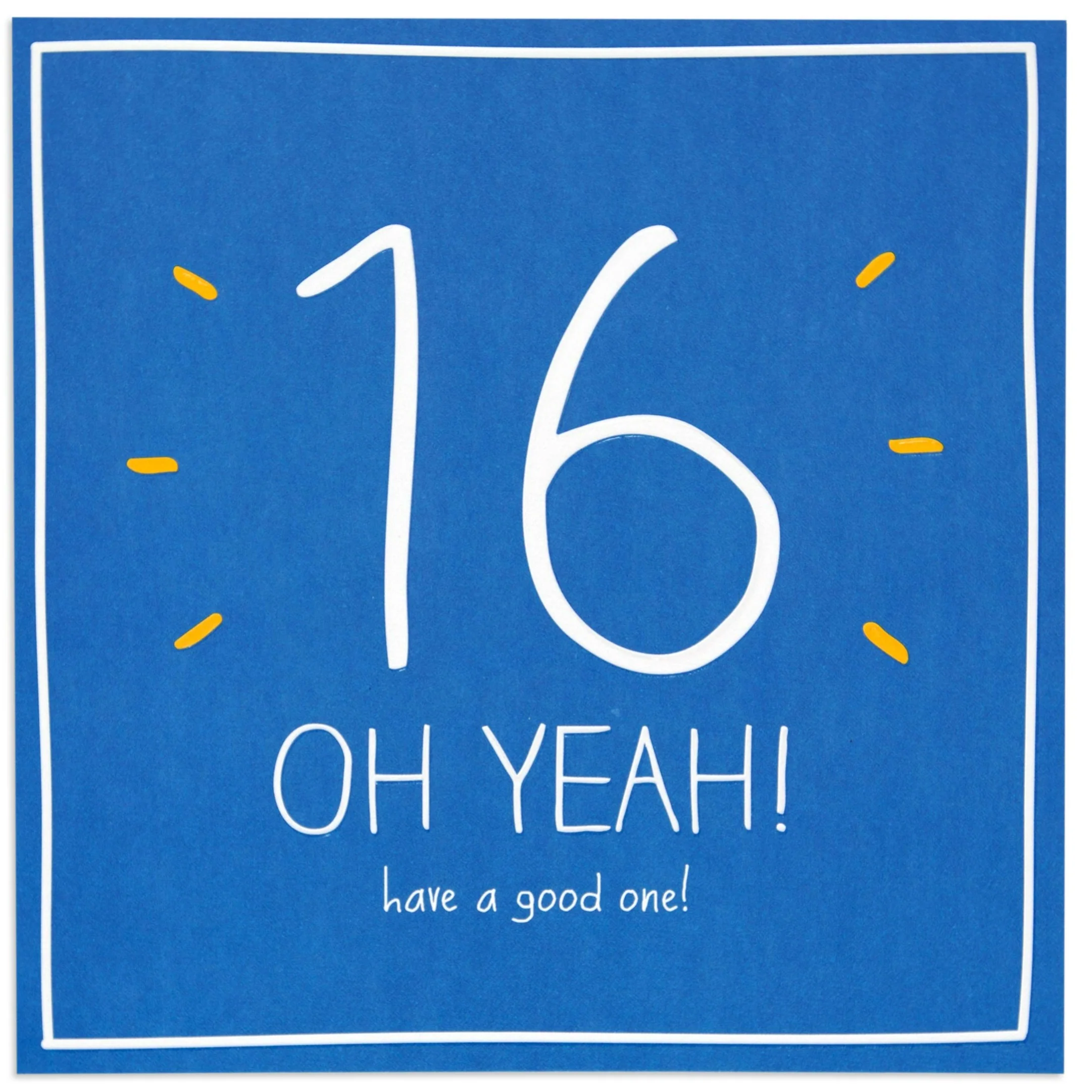 Oh Yeah Fun 16th Birthday Card - Image 3