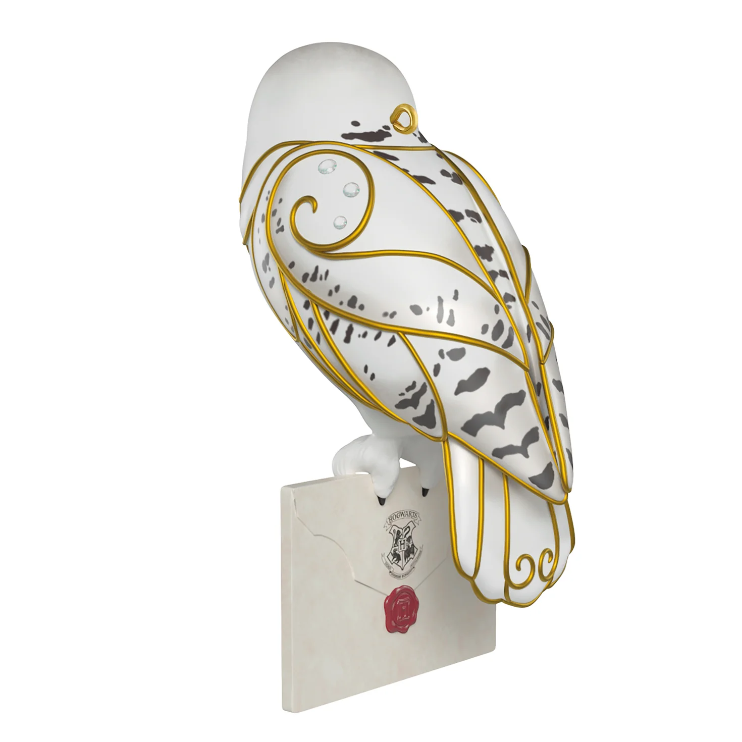 Harry Potter™ Hedwig™ With Letter — 2026 Hallmark Keepsake Christmas Ornament - Image 5