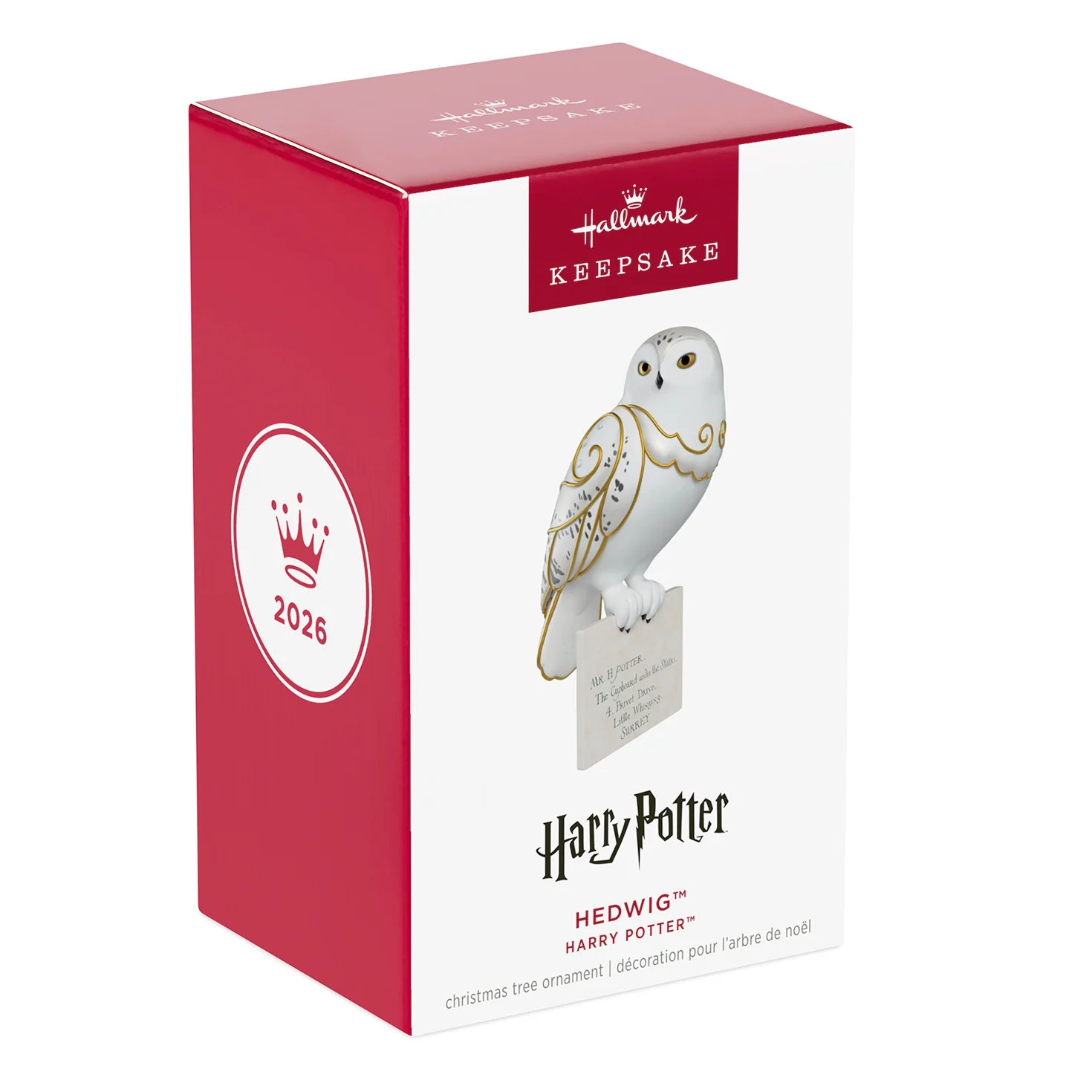 Harry Potter™ Hedwig™ With Letter — 2026 Hallmark Keepsake Christmas Ornament - Image 7