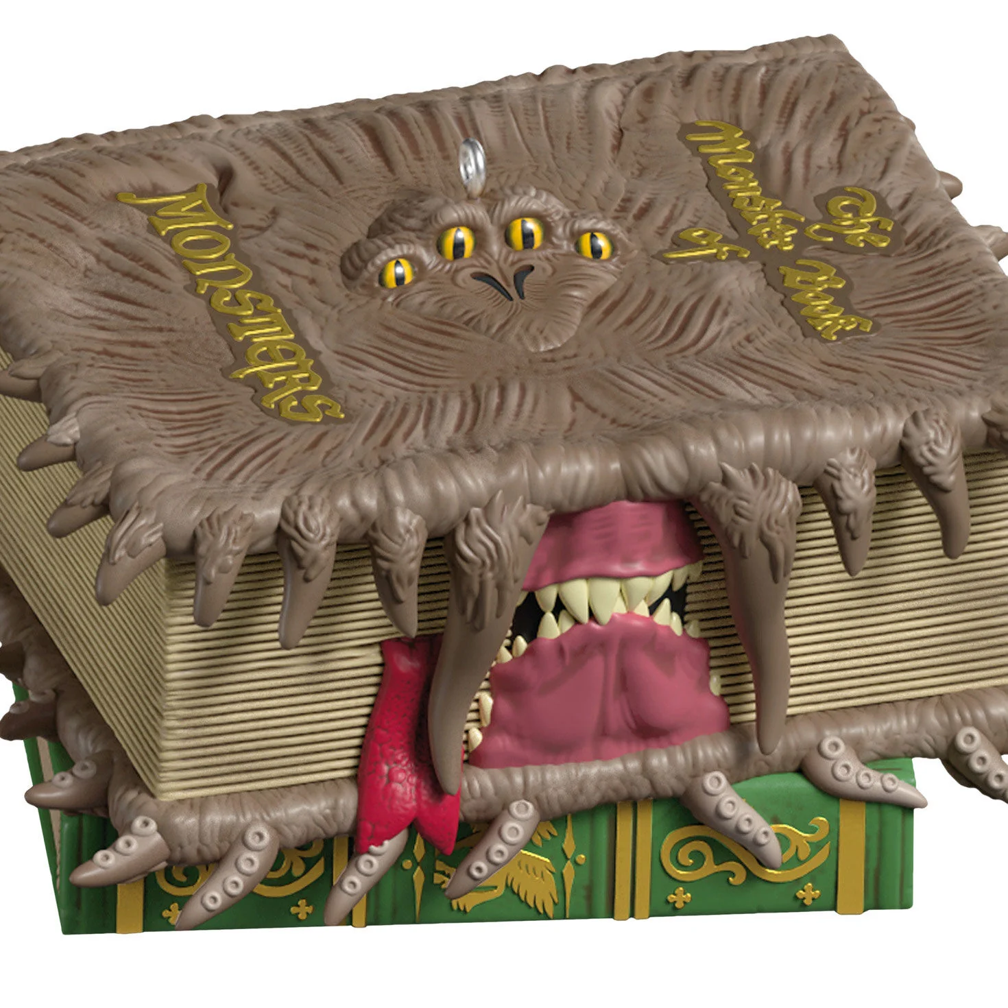 Harry Potter™ The Monster Book of Monsters With Sound and Motion — 2026 Hallmark Keepsake Christmas Ornament - Image 4