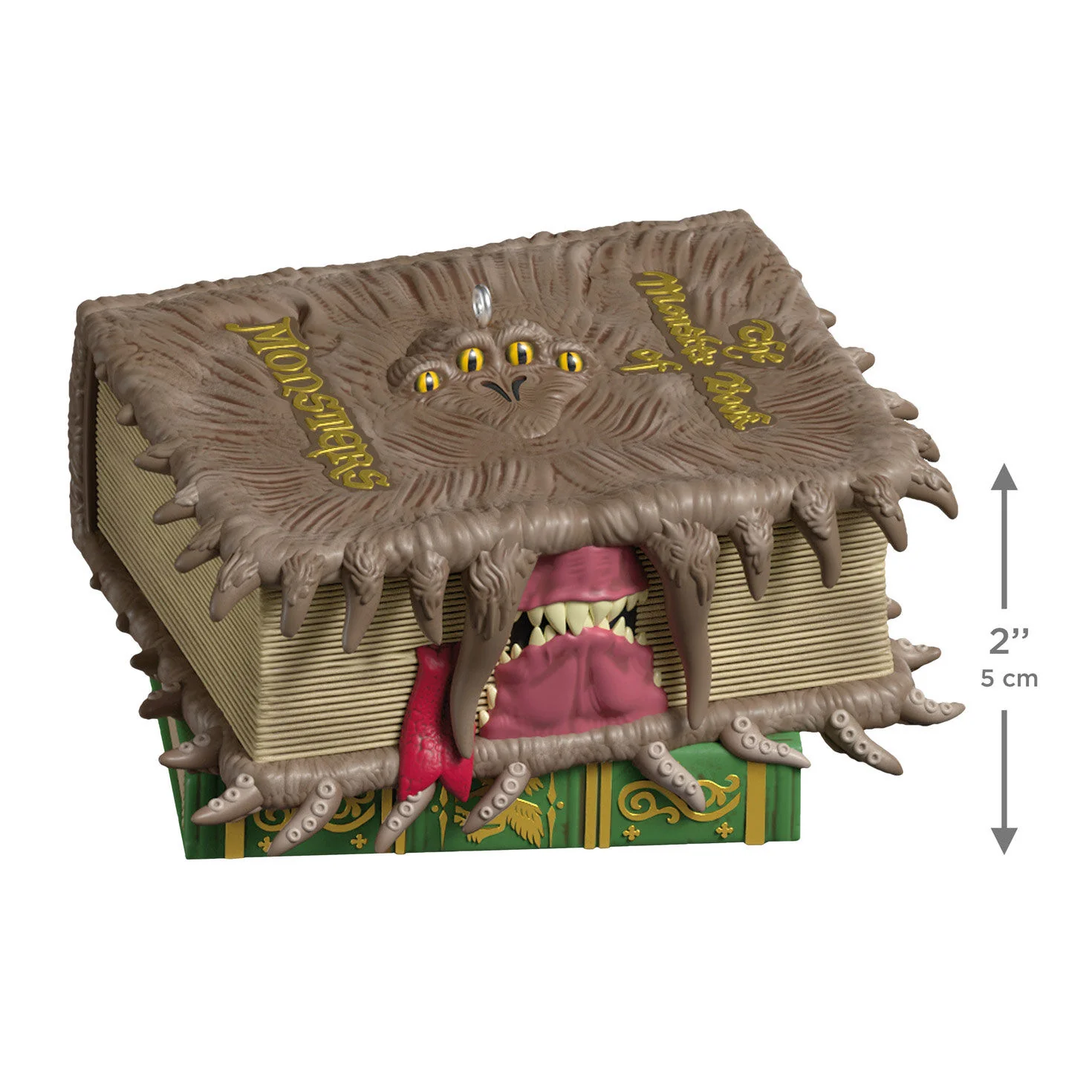 Harry Potter™ The Monster Book of Monsters With Sound and Motion — 2026 Hallmark Keepsake Christmas Ornament - Image 6
