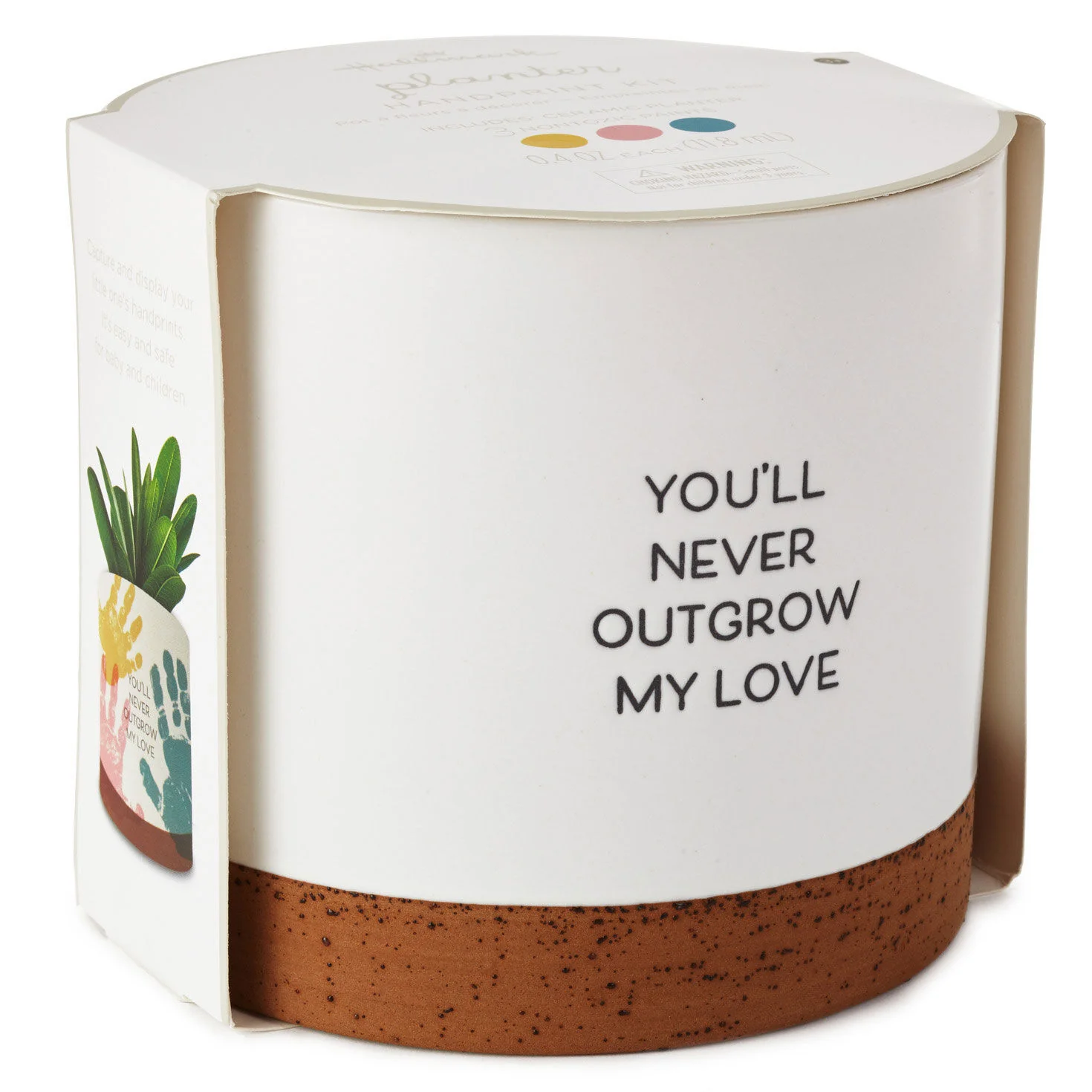 Never Outgrow My Love Planter Handprint Kit - Image 3