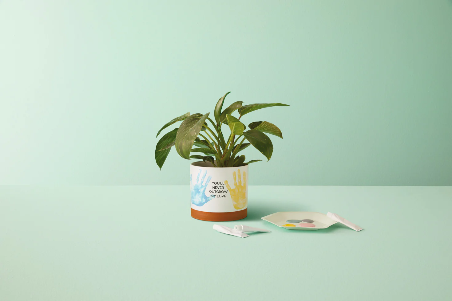 Never Outgrow My Love Planter Handprint Kit - Image 4
