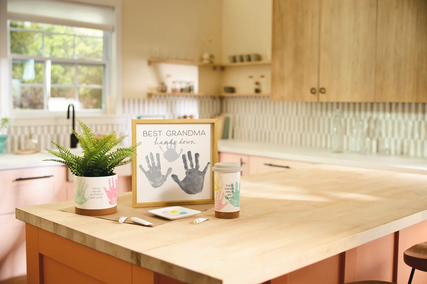 Never Outgrow My Love Planter Handprint Kit - Image 5