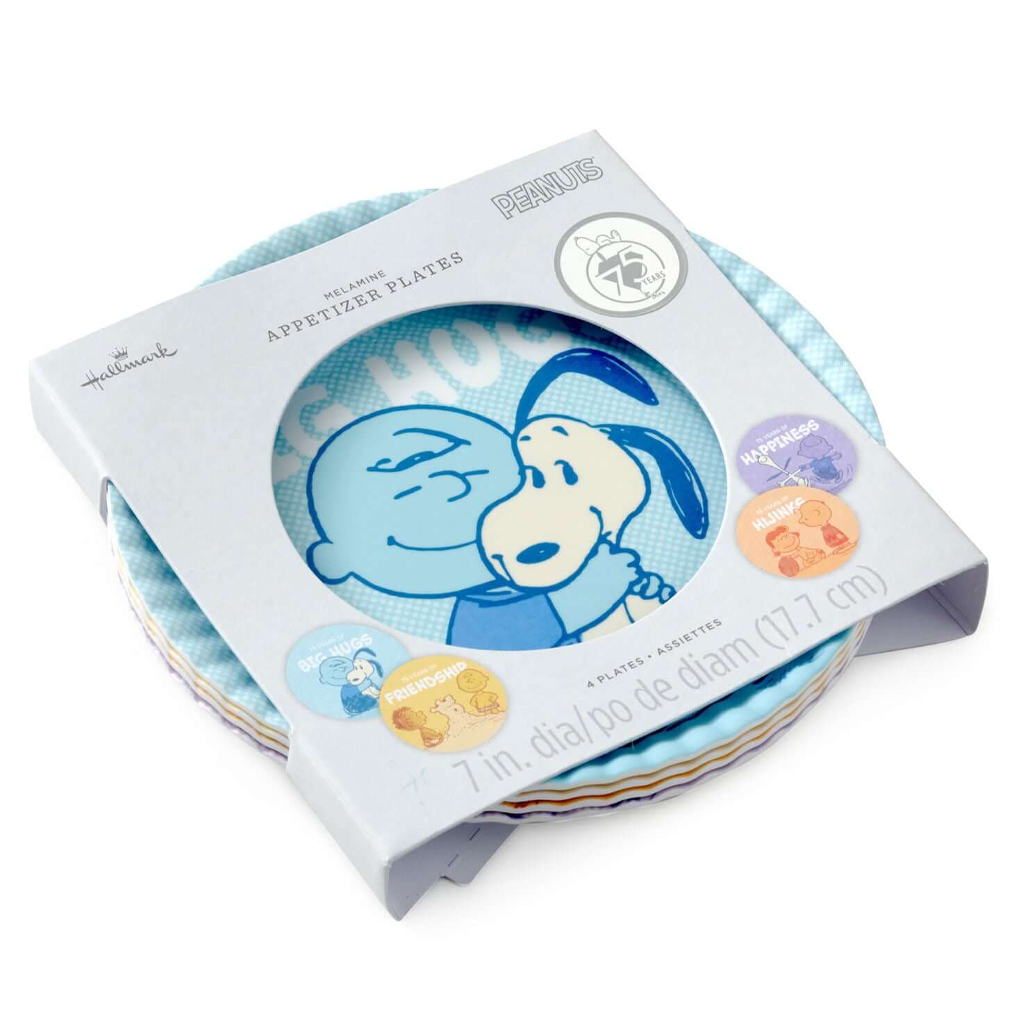 Peanuts® 75th Anniversary Appetizer Plate Set - Image 4