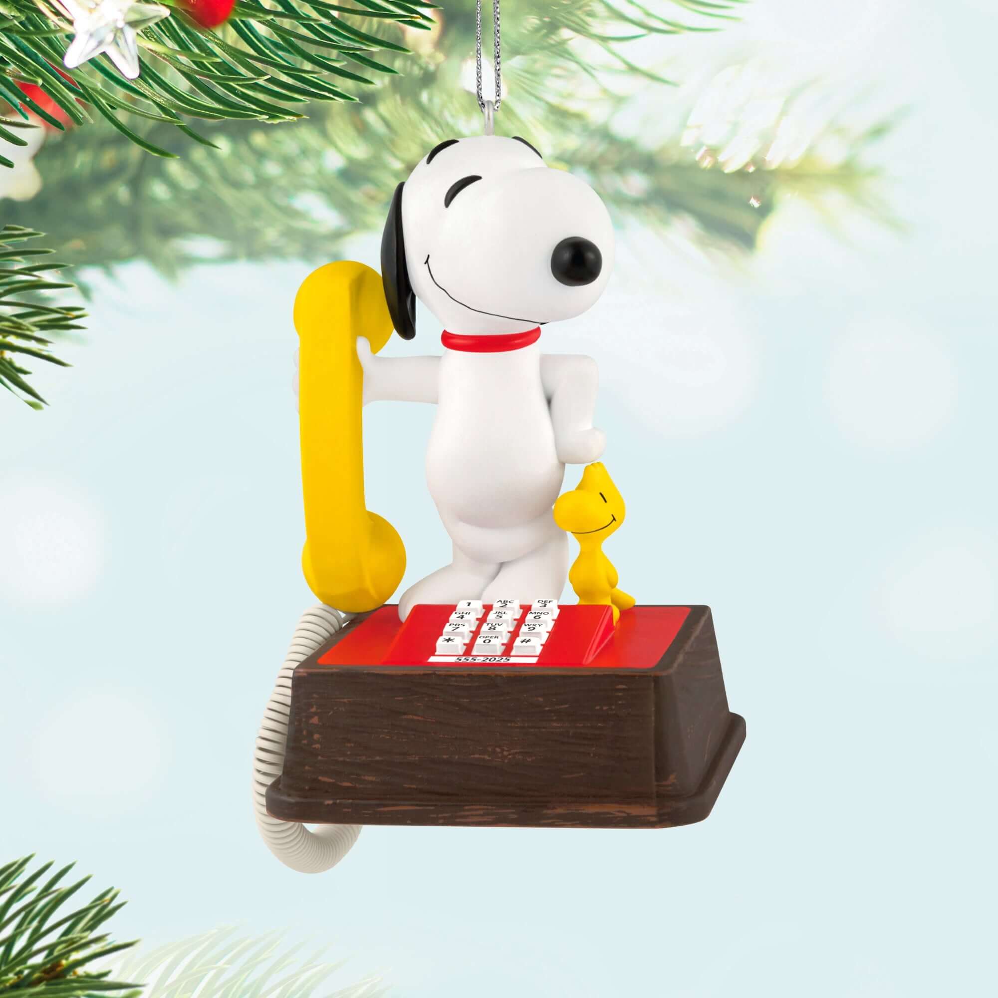 Peanuts® 75th Anniversary, Hello, Snoopy! Ornament With Sound — 2025 Hallmark Keepsake Christmas Ornament - Image 2
