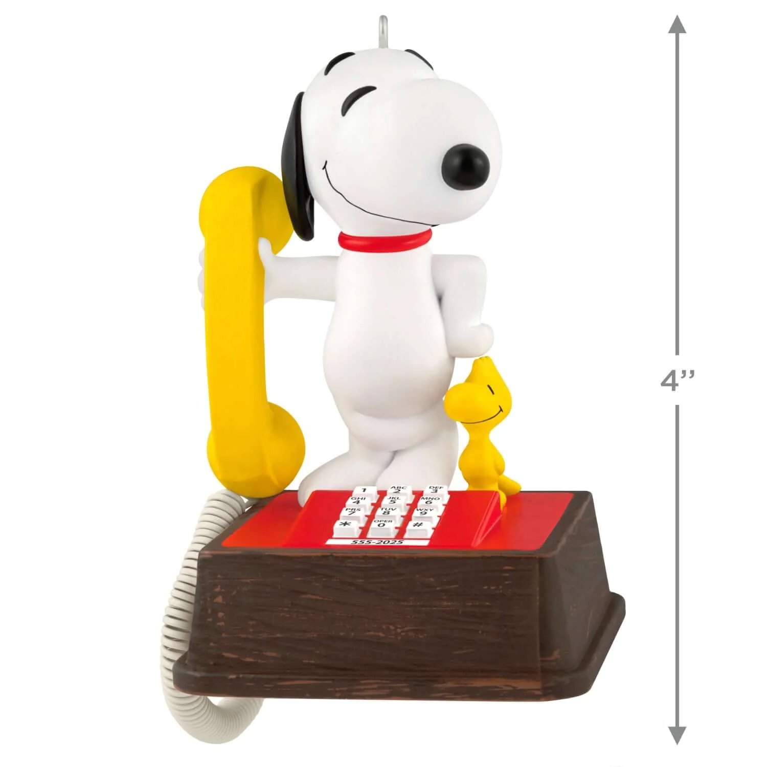 Peanuts® 75th Anniversary, Hello, Snoopy! Ornament With Sound — 2025 Hallmark Keepsake Christmas Ornament - Image 6