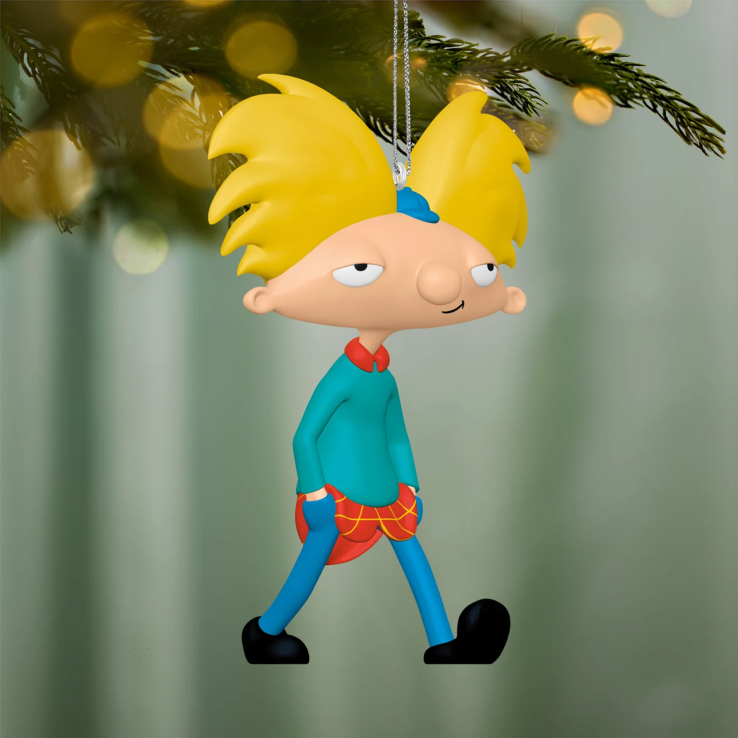Nickelodeon Hey Arnold! Arnold Shortman — 2026 Hallmark Keepsake Christmas Ornament - Image 2