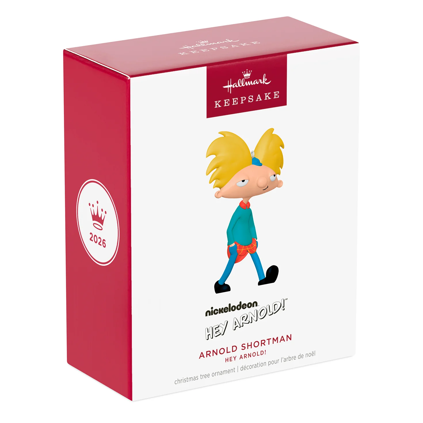 Nickelodeon Hey Arnold! Arnold Shortman — 2026 Hallmark Keepsake Christmas Ornament - Image 7