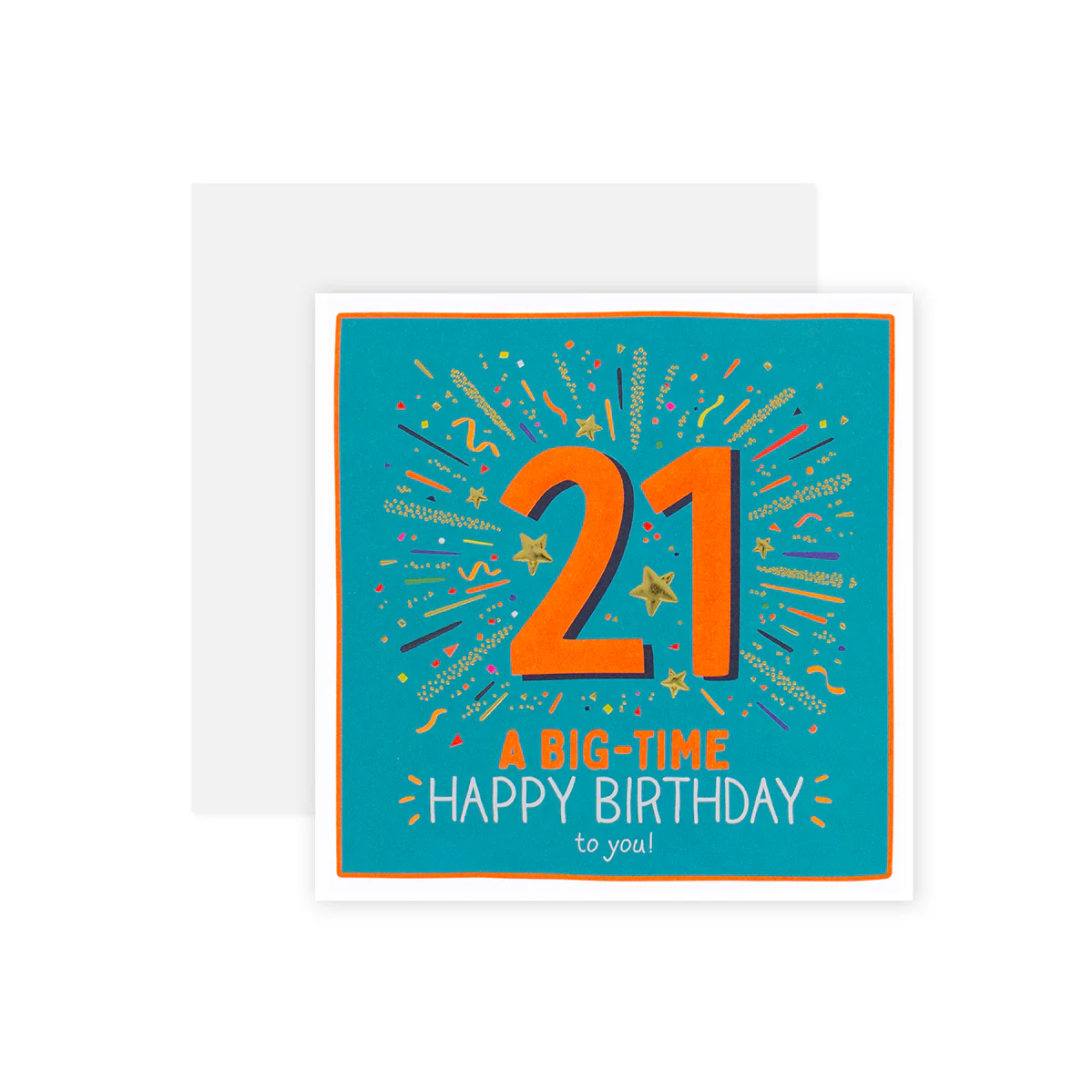 Hallmark Happy Jackson 21st Birthday Card - Big-Time - Image 3