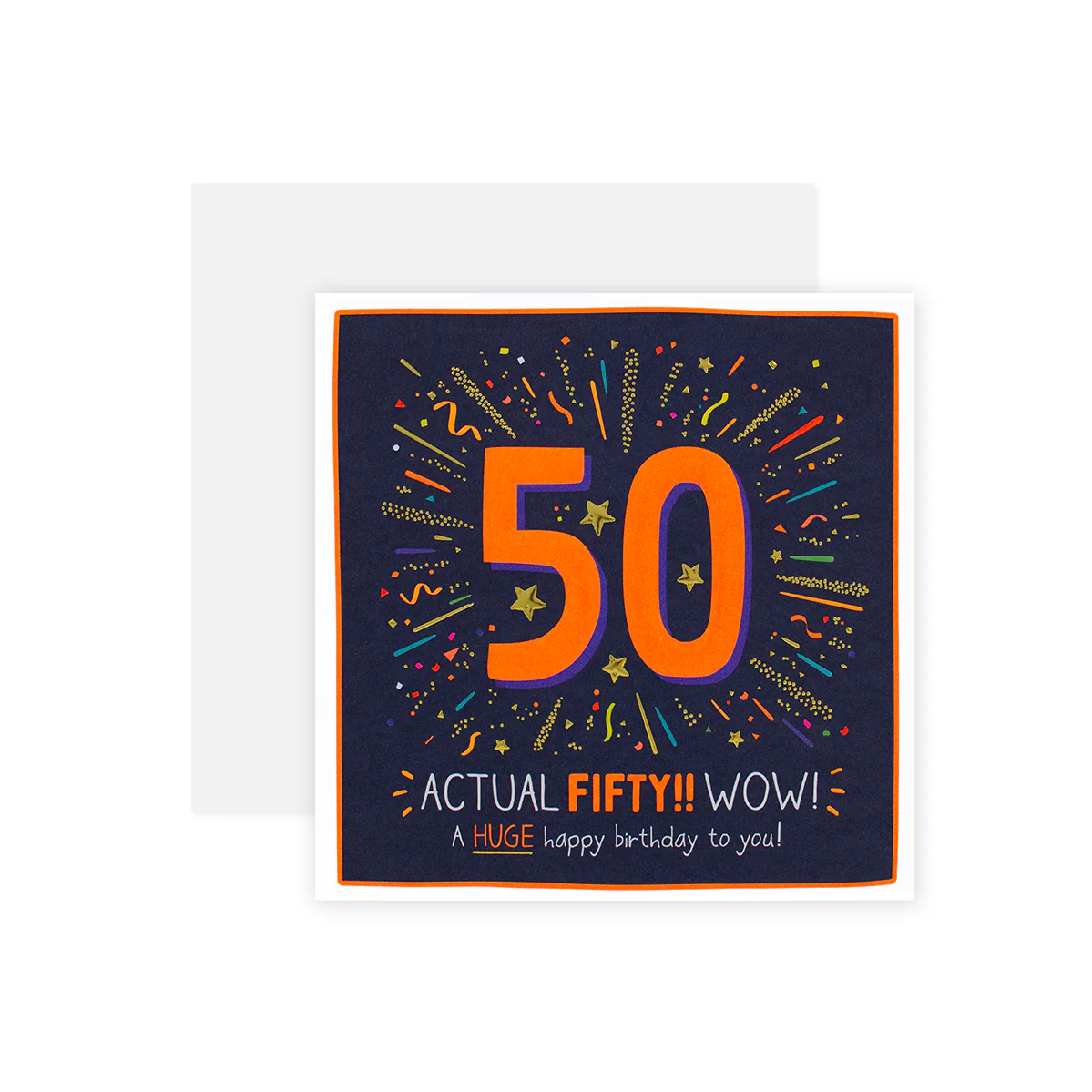 Hallmark Happy Jackson 50th Birthday Card - Wow! - Image 3
