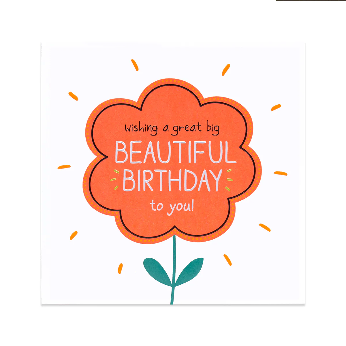 Hallmark Happy Jackson Birthday Card - Beautiful Flower