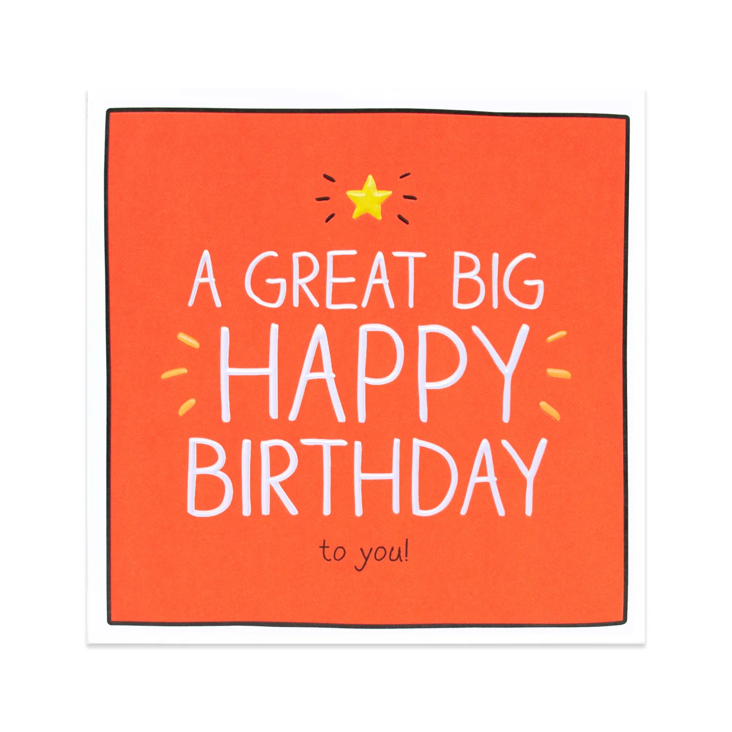 Hallmark Happy Jackson Birthday Card - Great Big Happy Birthday!