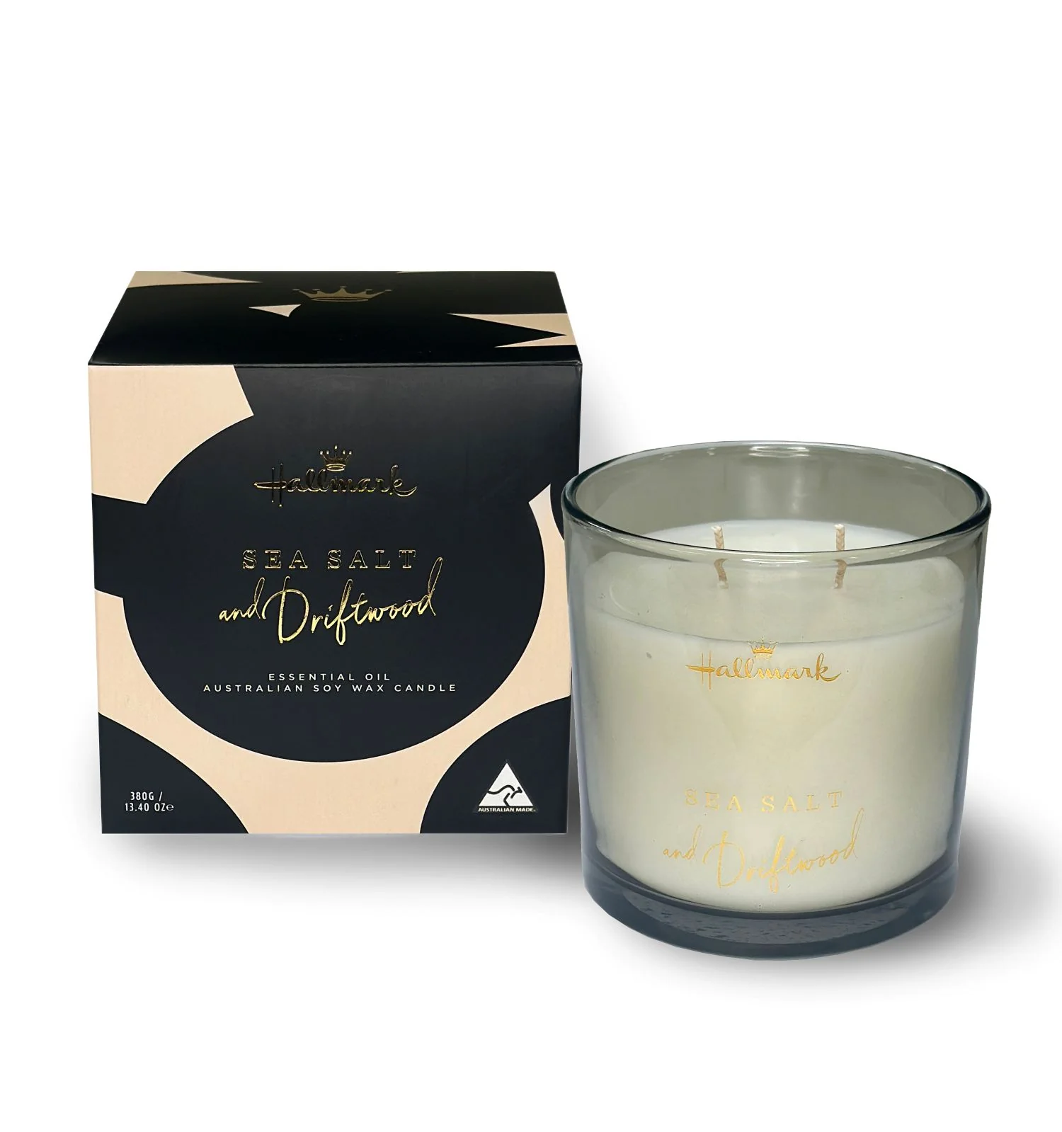 Hallmark Essential Oil Australian Soy Wax Candle - Sea Salt & Driftwood - Image 6