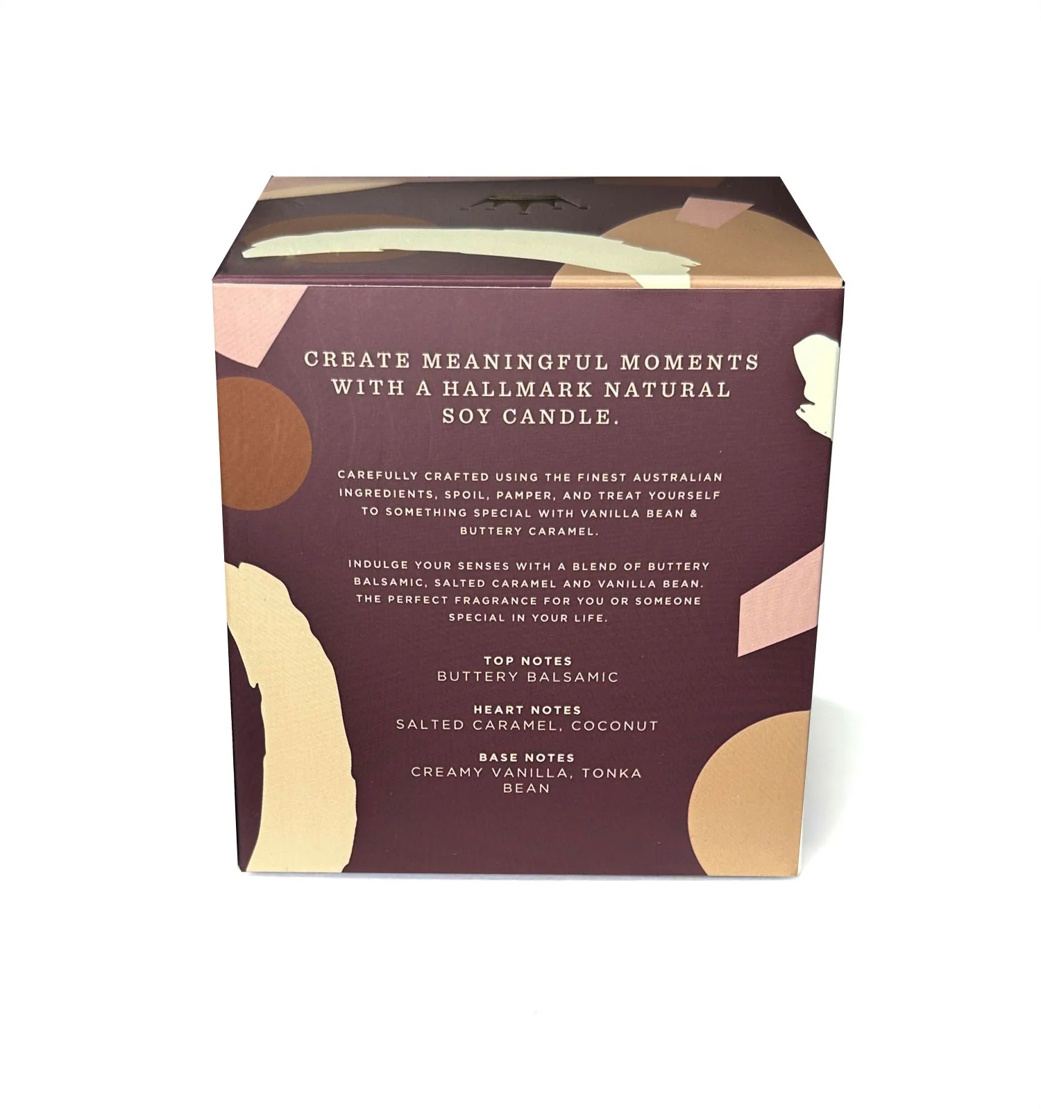 Hallmark Essential Oil Australian Soy Wax Candle - Vanilla Bean & Buttery Caramel - Image 10