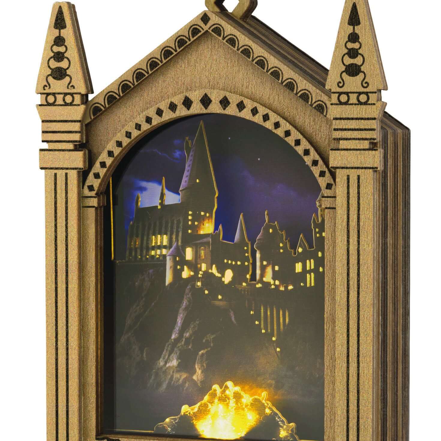 Harry Potter™ Hogwarts™ Musical Papercraft Ornament With Light — 2025 Hallmark Keepsake Christmas Ornament - Image 4
