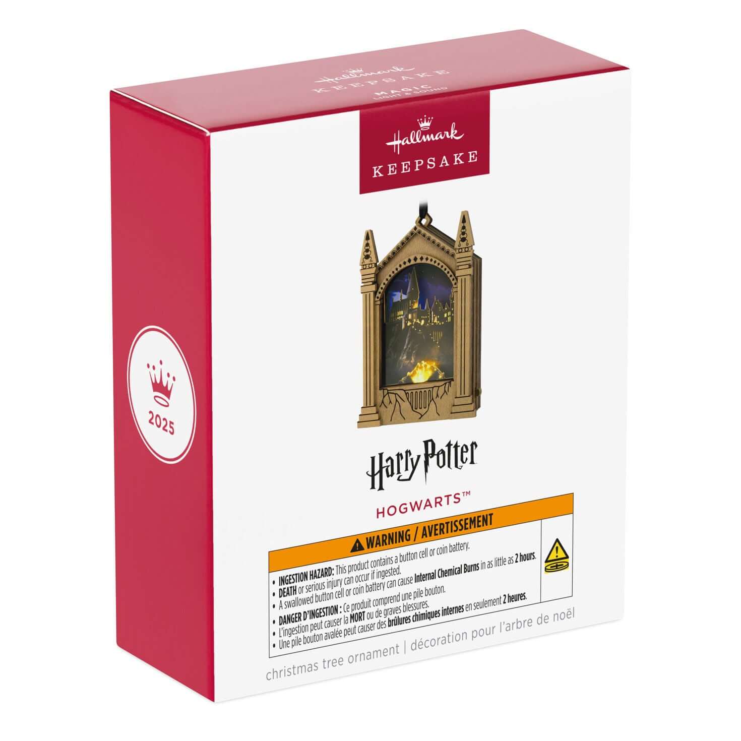 Harry Potter™ Hogwarts™ Musical Papercraft Ornament With Light — 2025 Hallmark Keepsake Christmas Ornament - Image 7
