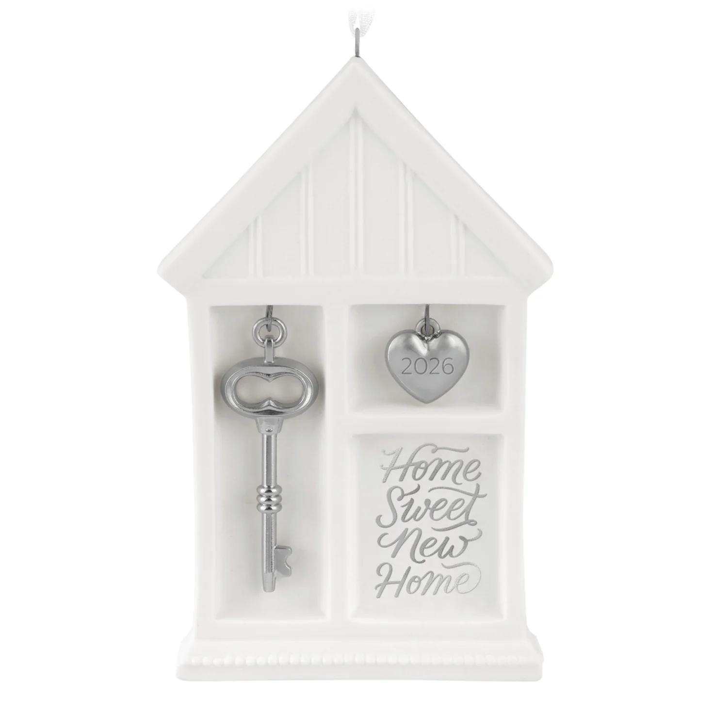 Home Sweet New Home 2026, Porcelain and Metal — 2026 Hallmark Keepsake Christmas Ornament