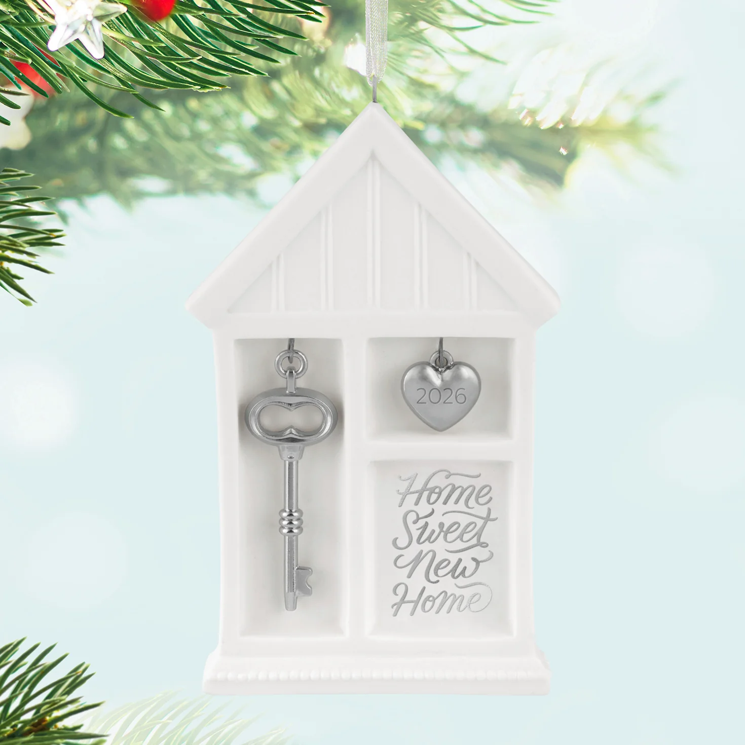 Home Sweet New Home 2026, Porcelain and Metal — 2026 Hallmark Keepsake Christmas Ornament - Image 2
