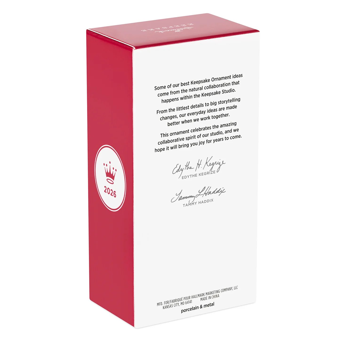 Home Sweet New Home 2026, Porcelain and Metal — 2026 Hallmark Keepsake Christmas Ornament - Image 8