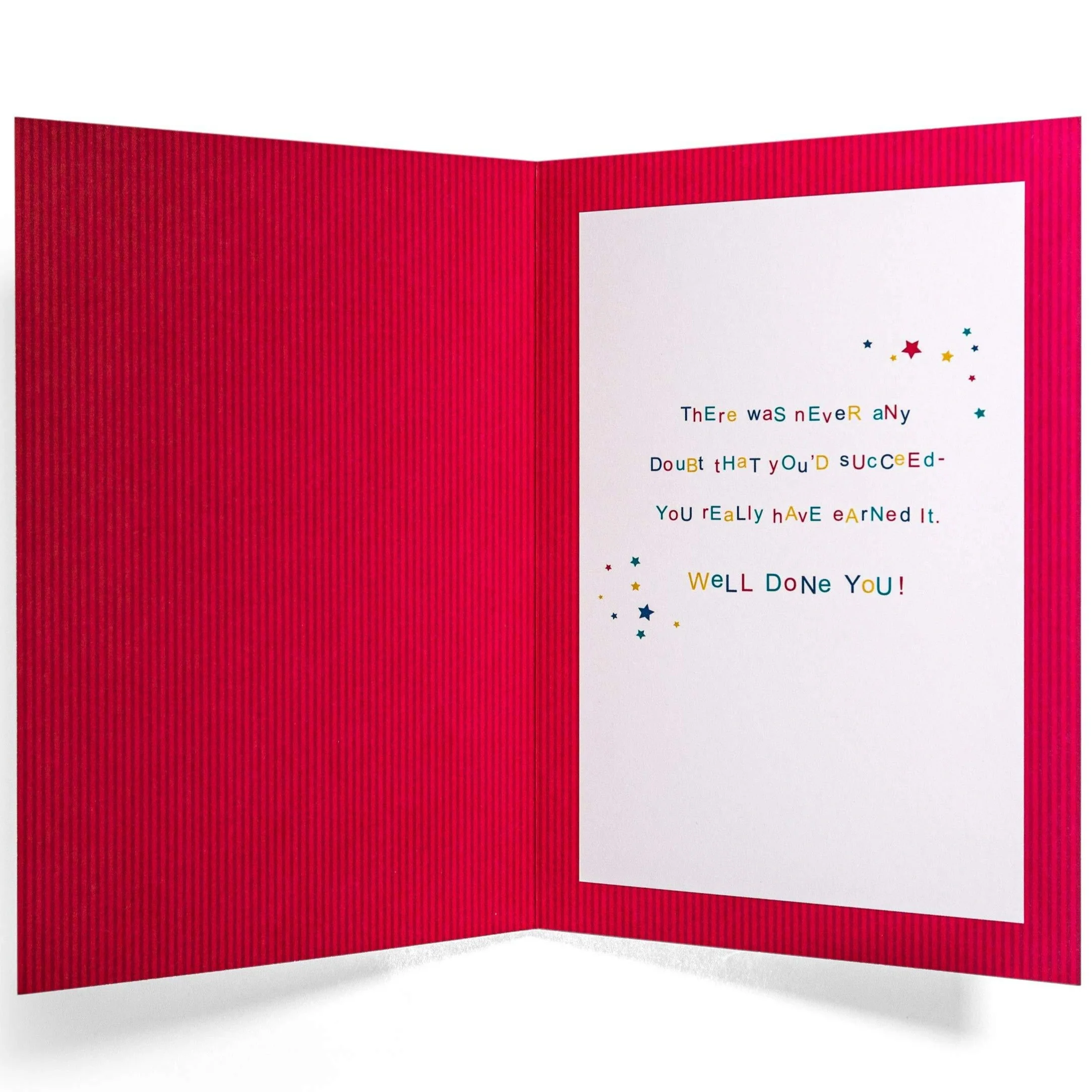 Hooray You Did It Fun Graduation Congratulations Card - Image 2