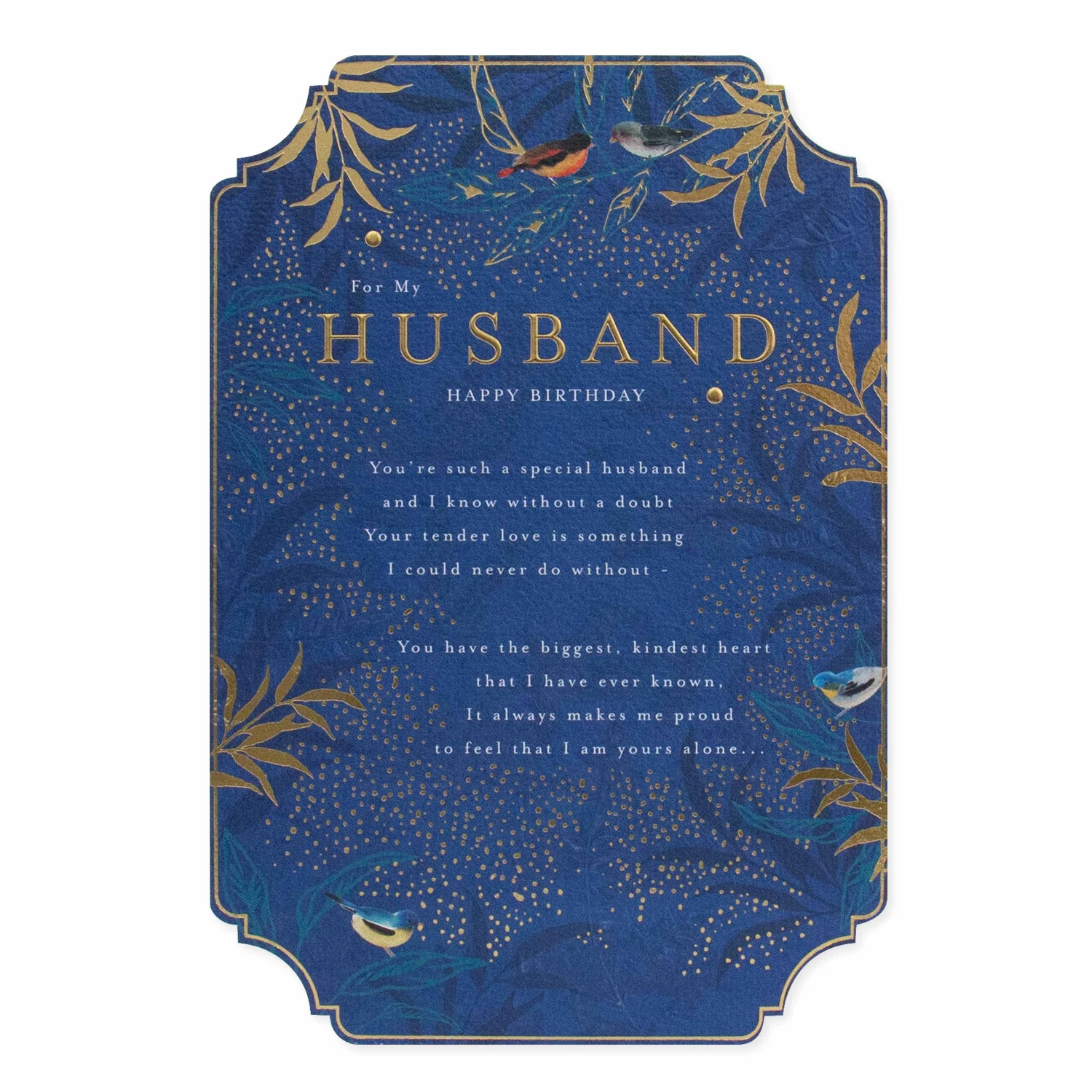 Celebrate your husband with this stunning card from Hallmark
