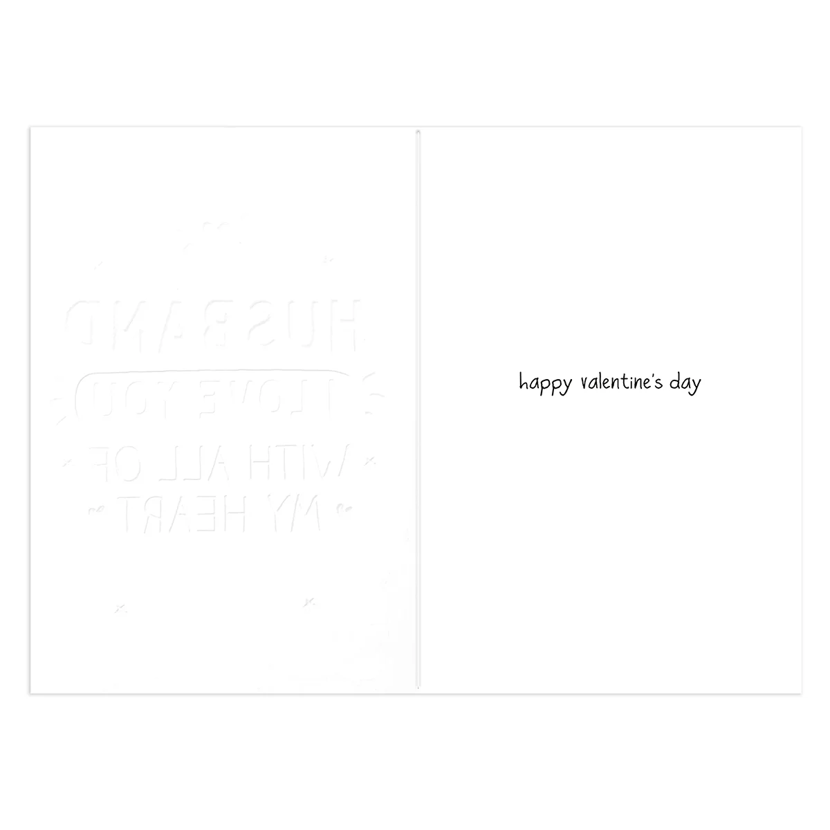 Hallmark x Happy Jackson Valentine's Day Card For Husband - All Of My Heart - Image 2