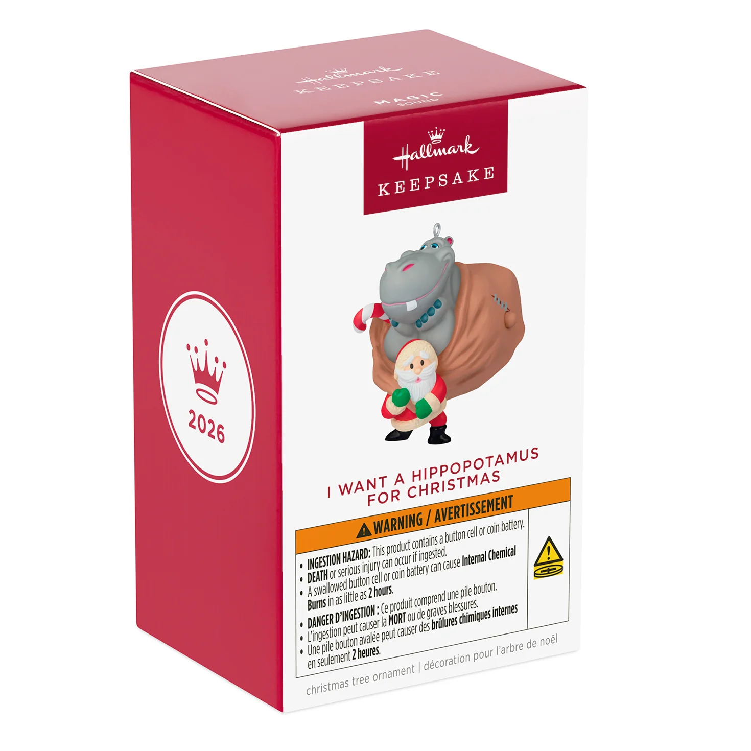 I Want a Hippopotamus for Christmas Musical — 2026 Hallmark Keepsake Christmas Ornament - Image 7