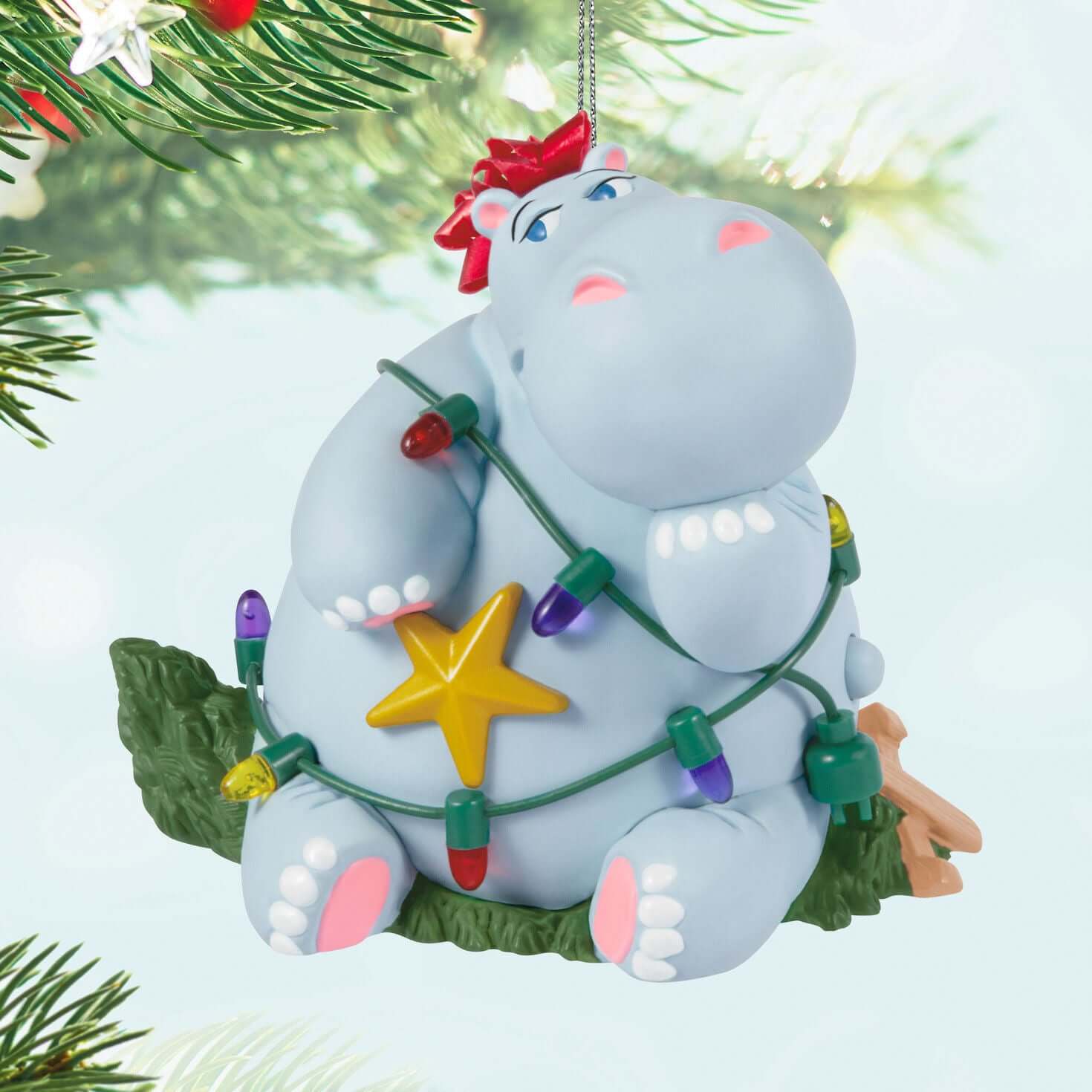I Want a Hippopotamus for Christmas Musical Ornament — 2025 Hallmark Keepsake Christmas Ornament - Image 2