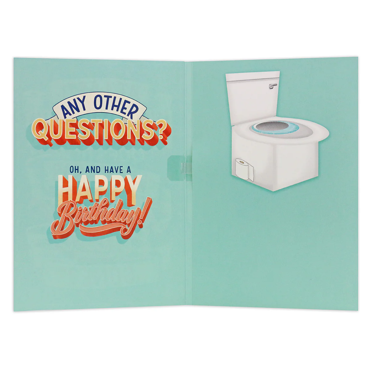 Hallmark Interactive Sound Card - Flushing Toilet - Image 2