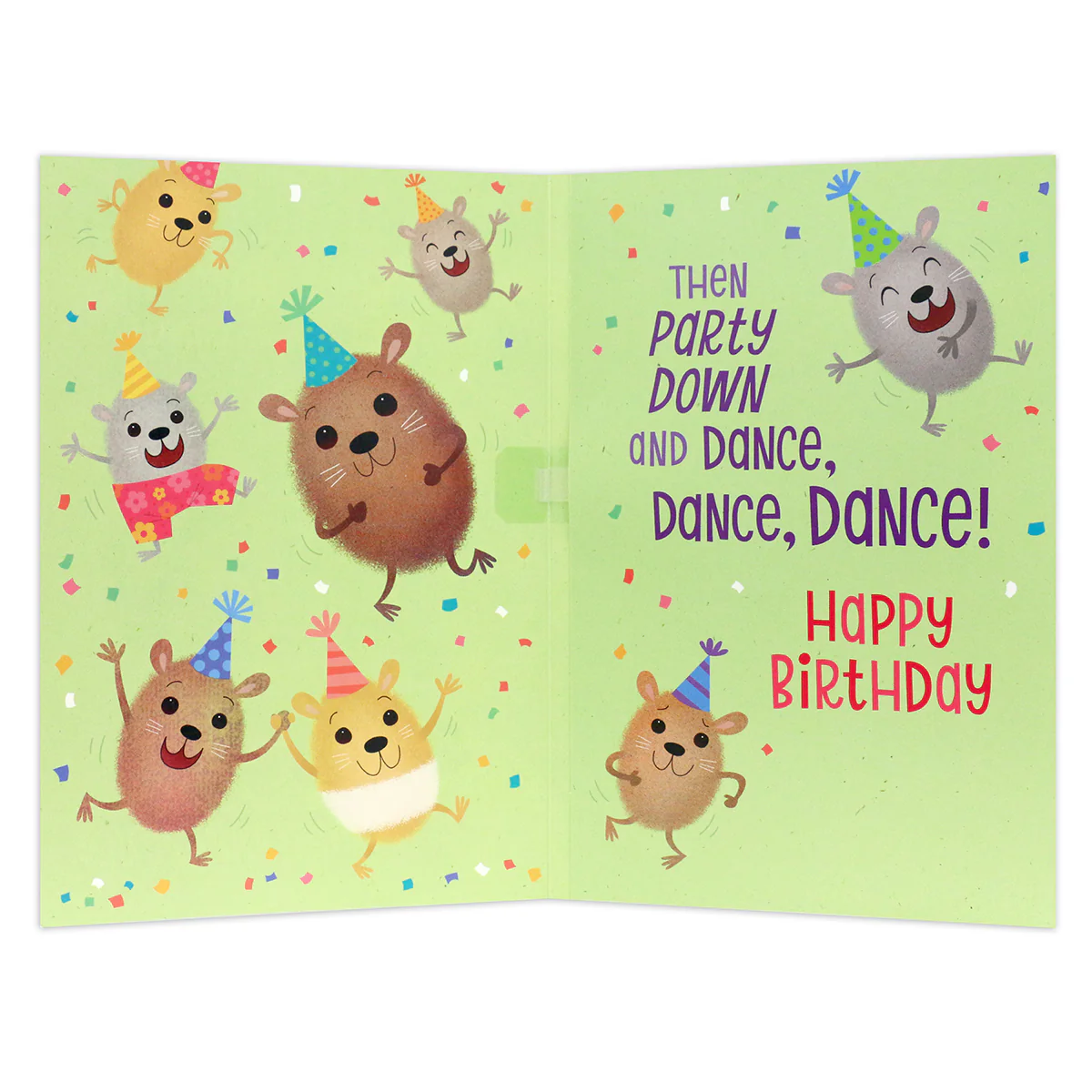 Hallmark Interactive Sound Card - Dancing Hamsters - Image 2