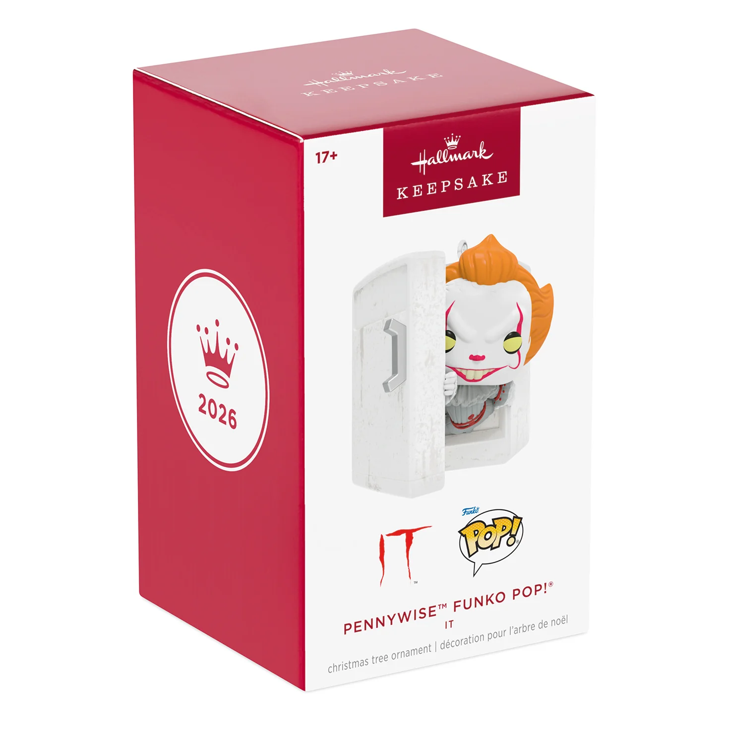 IT Pennywise™ Funko POP!® — 2026 Hallmark Keepsake Christmas Ornament - Image 7