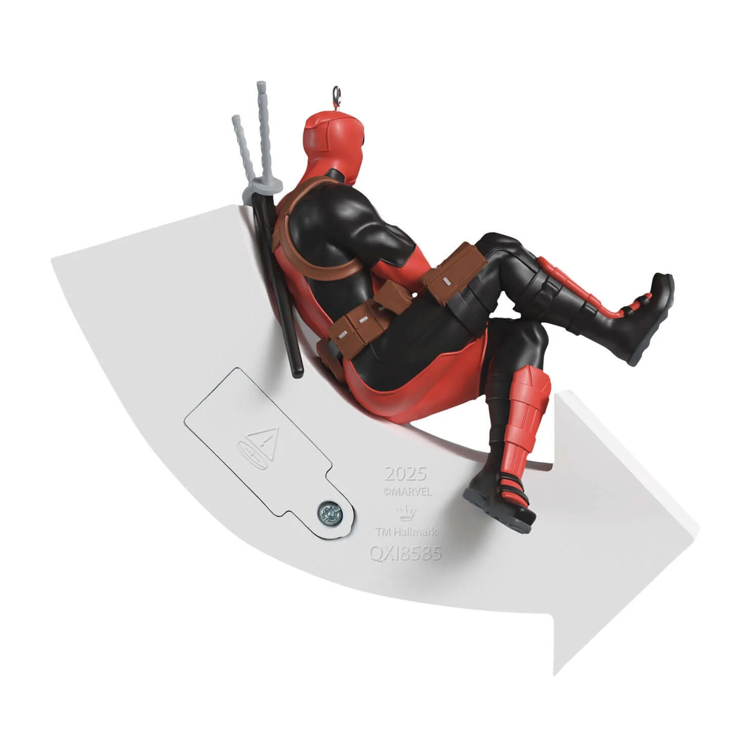 Marvel Deadpool It's a Sign! Ornament With Light — 2025 Hallmark Keepsake Christmas Ornament - Image 5