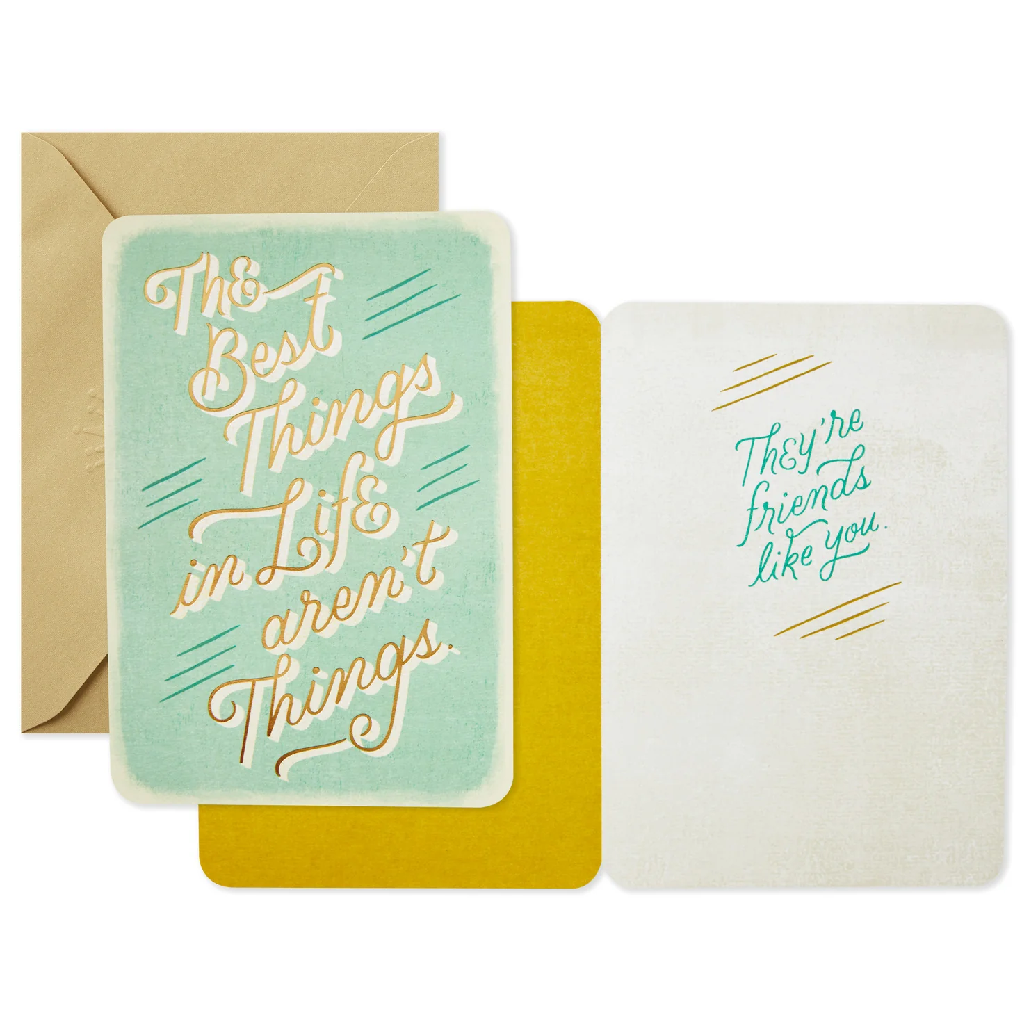 Hallmark Just Because Cards Assortment with Card Organizer Box (Pack of 10)—Congratulations, Sympathy, Thinking of You, Friendship - Image 4