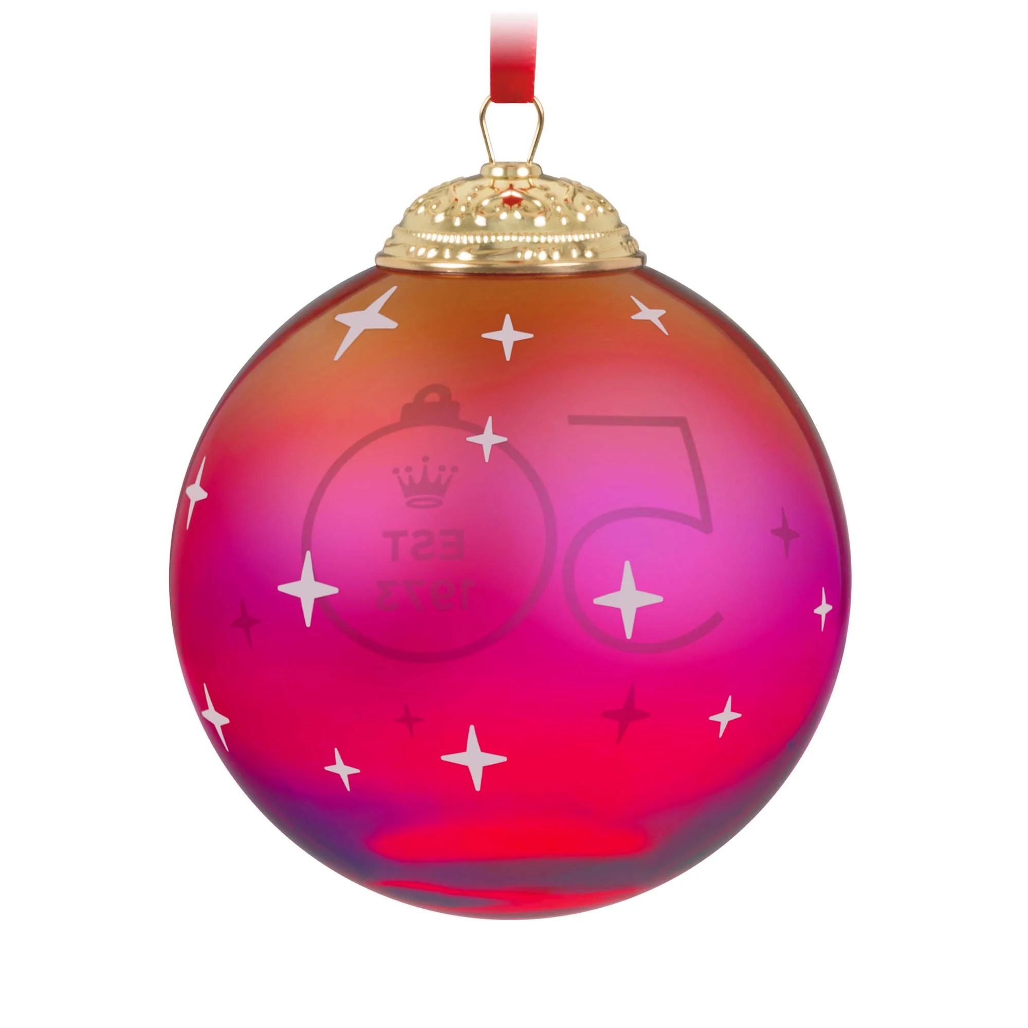 Keepsake Ornament 50th Anniversary Christmas Commemorative Special Edition — Hallmark Keepsake Christmas Ornament - Image 3