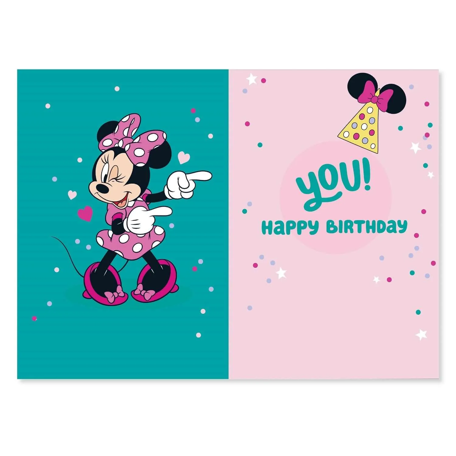 Connections from Hallmark Age 1 Birthday Card - Disney Minnie Mouse - Image 2