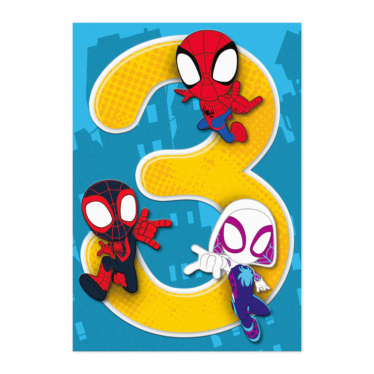Connections from Hallmark 3rd Birthday Card - Spidey & His Amazing Friends